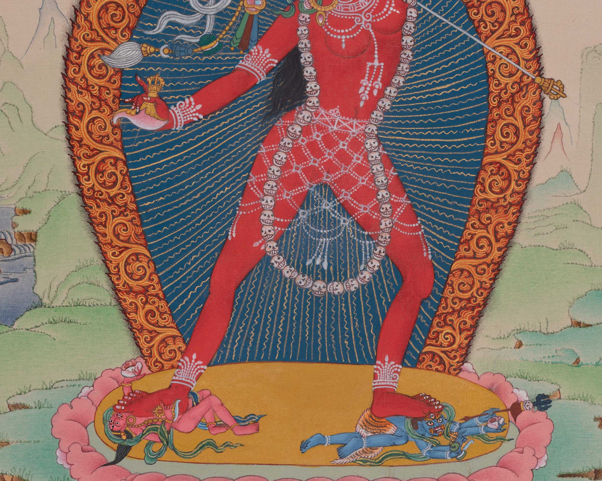 Vajrayogini Traditional Thangka | Sacred Himalayan Art of Wisdom and Transformation
