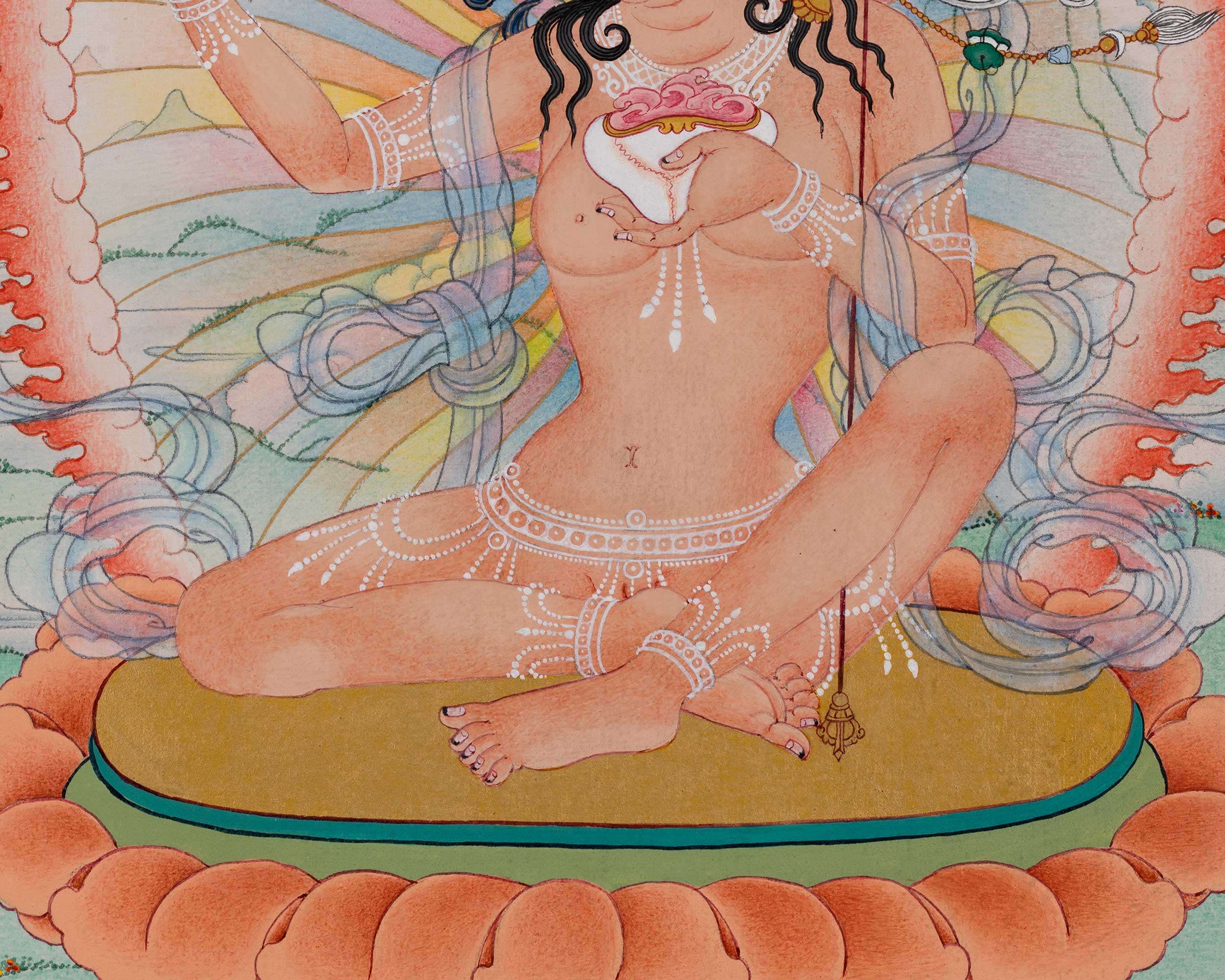 Niguma Dakini Canvas Print | Tantric Buddhist Wall Art | Premium Giclee Print