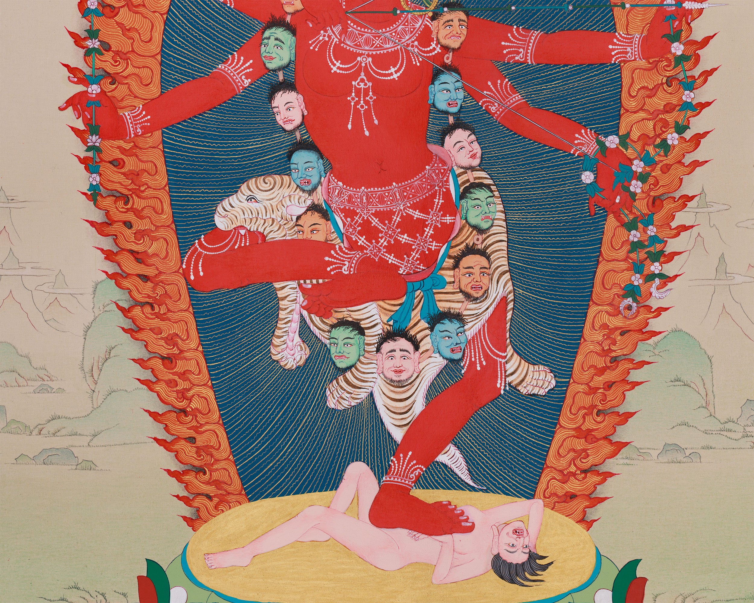 Dakini Kurukulla Painting | Buddhist Goddess of Attraction and Wisdom