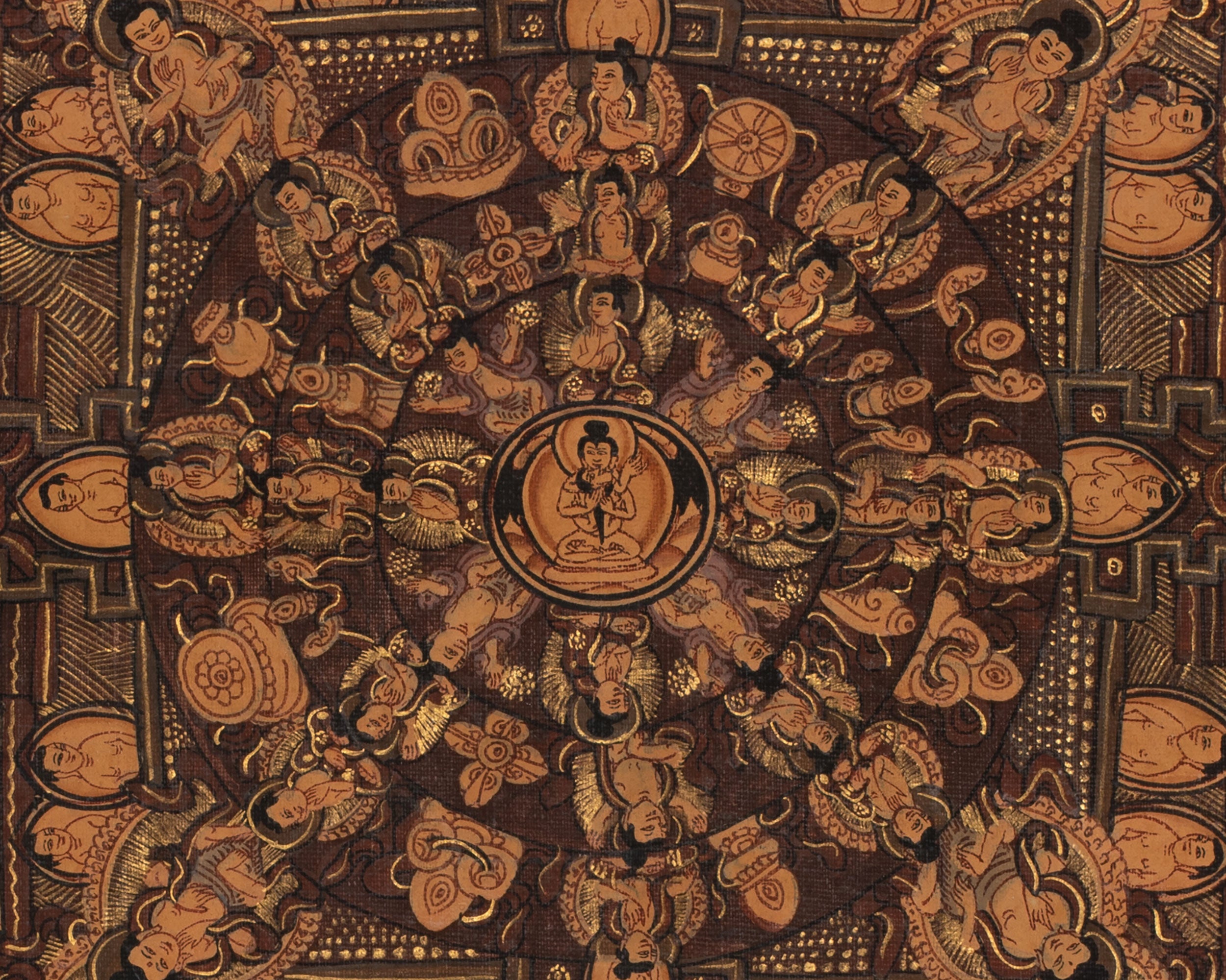 Deity Mandala Thangka | Mandala for Meditation & Visualization