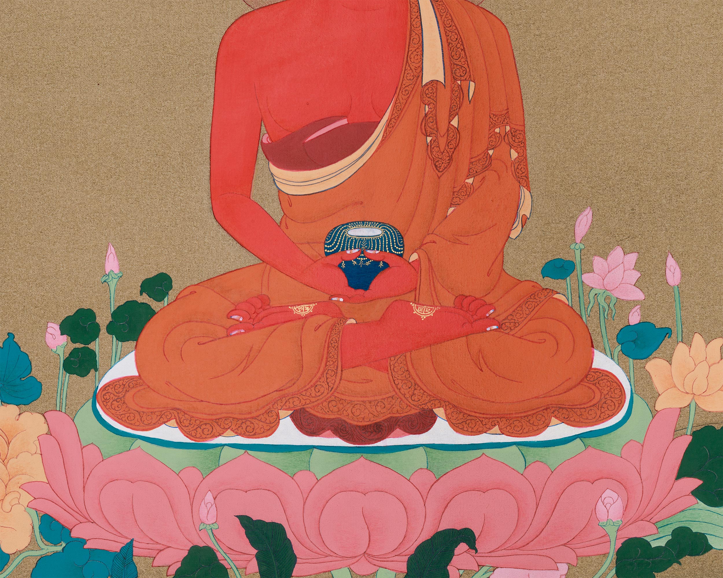 Meditation Amitabha Buddha Thangka | The Buddha of Infinite Light for Inner Harmony