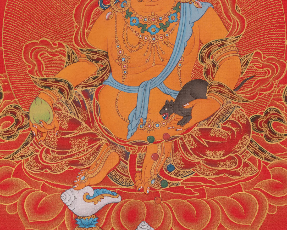 Buddhist Dzambhala Art | Sacred Representation of Generosity and Fortune