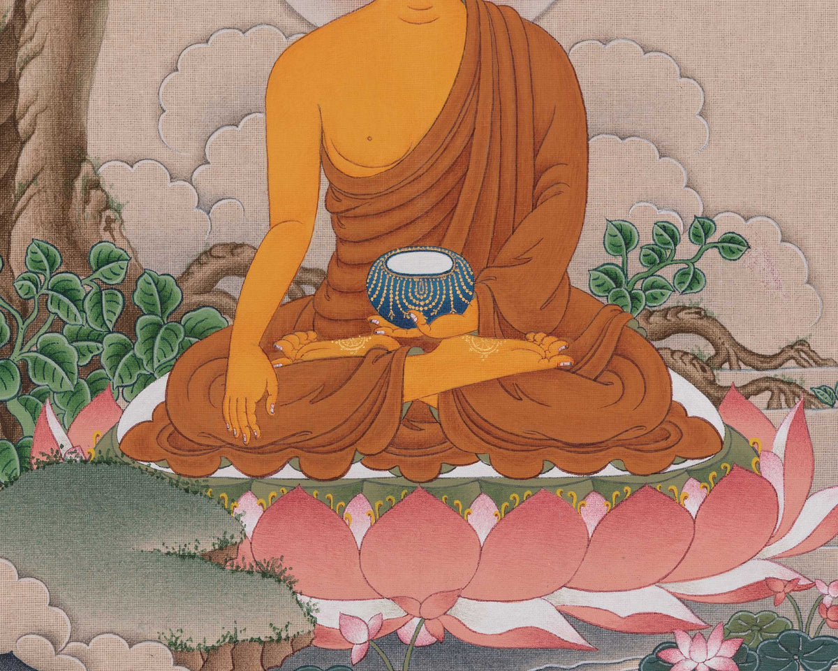 Shakyamuni Buddha Himalayan Artwork | Enlightened Teacher of Wisdom and Liberation