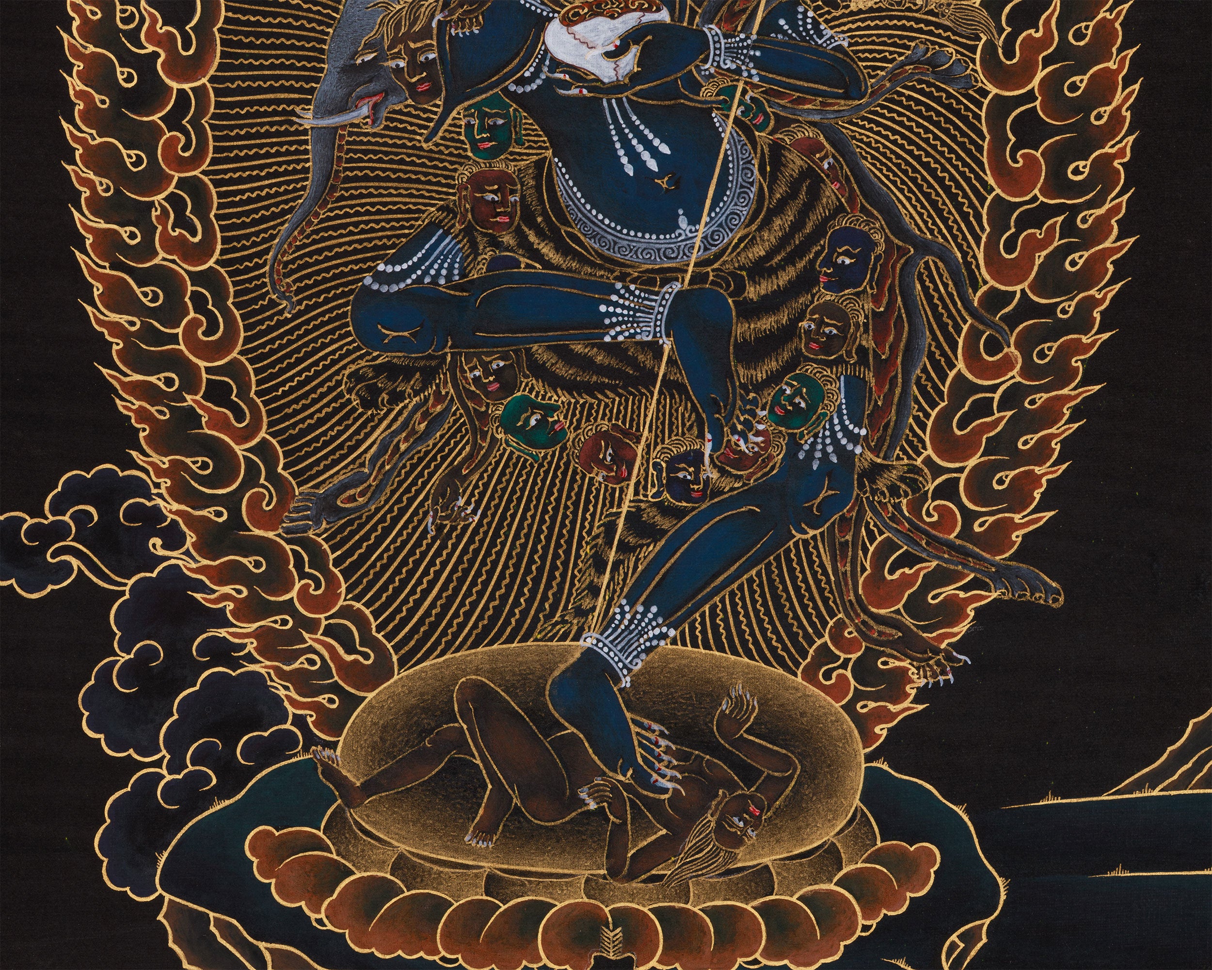 Lion-Faced Dakini Simhamukha | Fierce Goddess of Protection
