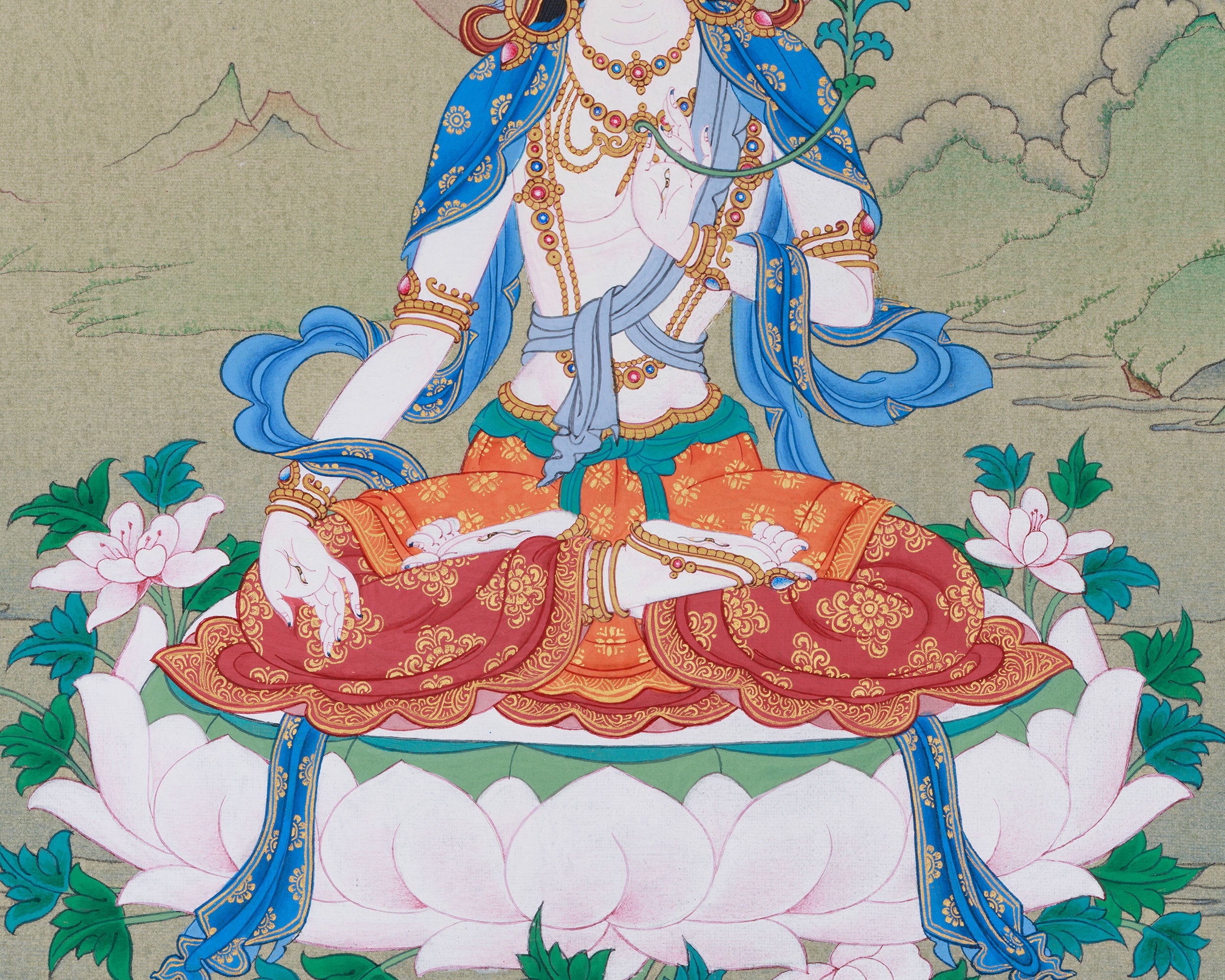 The Female Buddha, Sita Tara | Seven Eyes Goddess