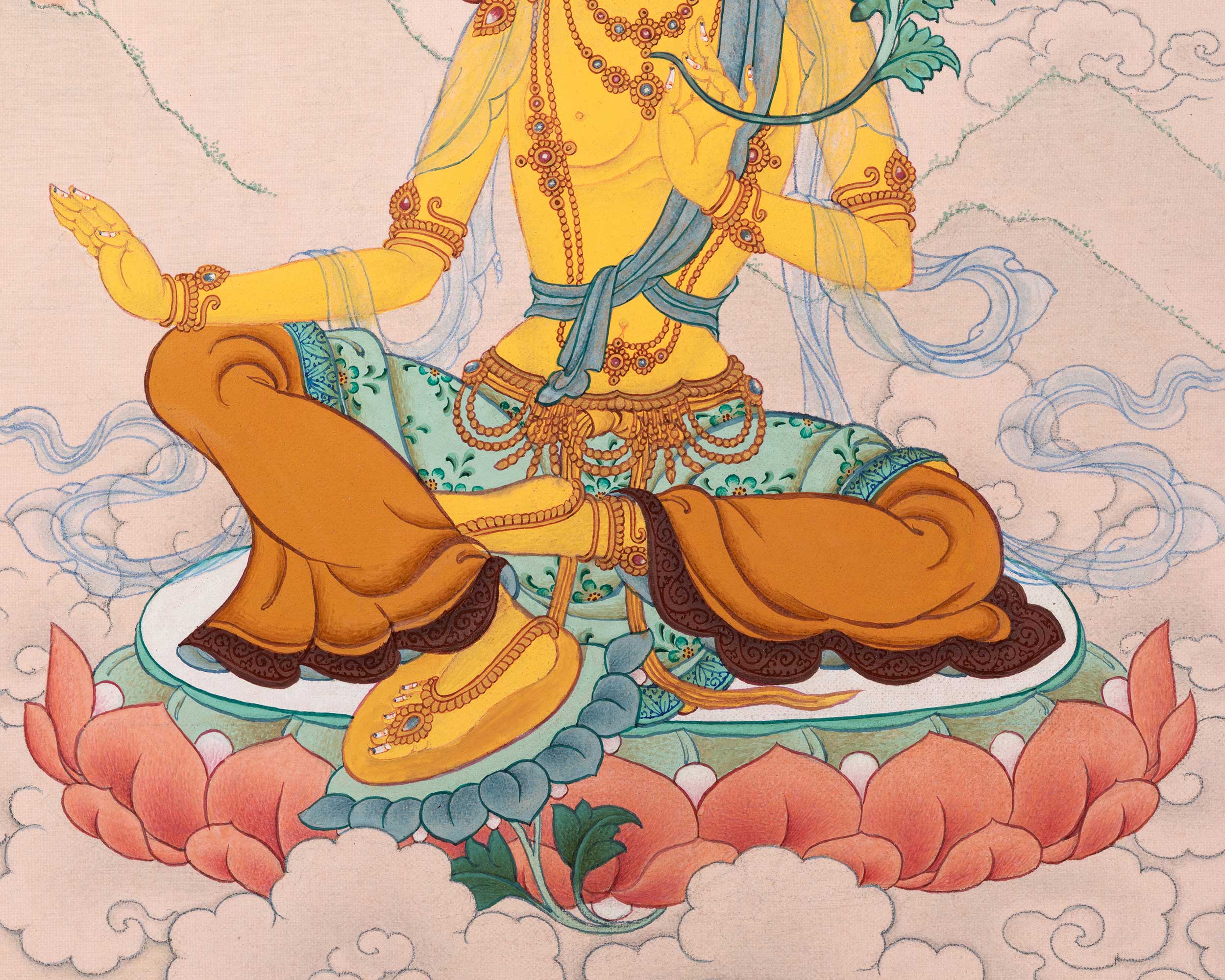Humsvara Nadini Tara | 21 Tara of Surya Gupta Thangka