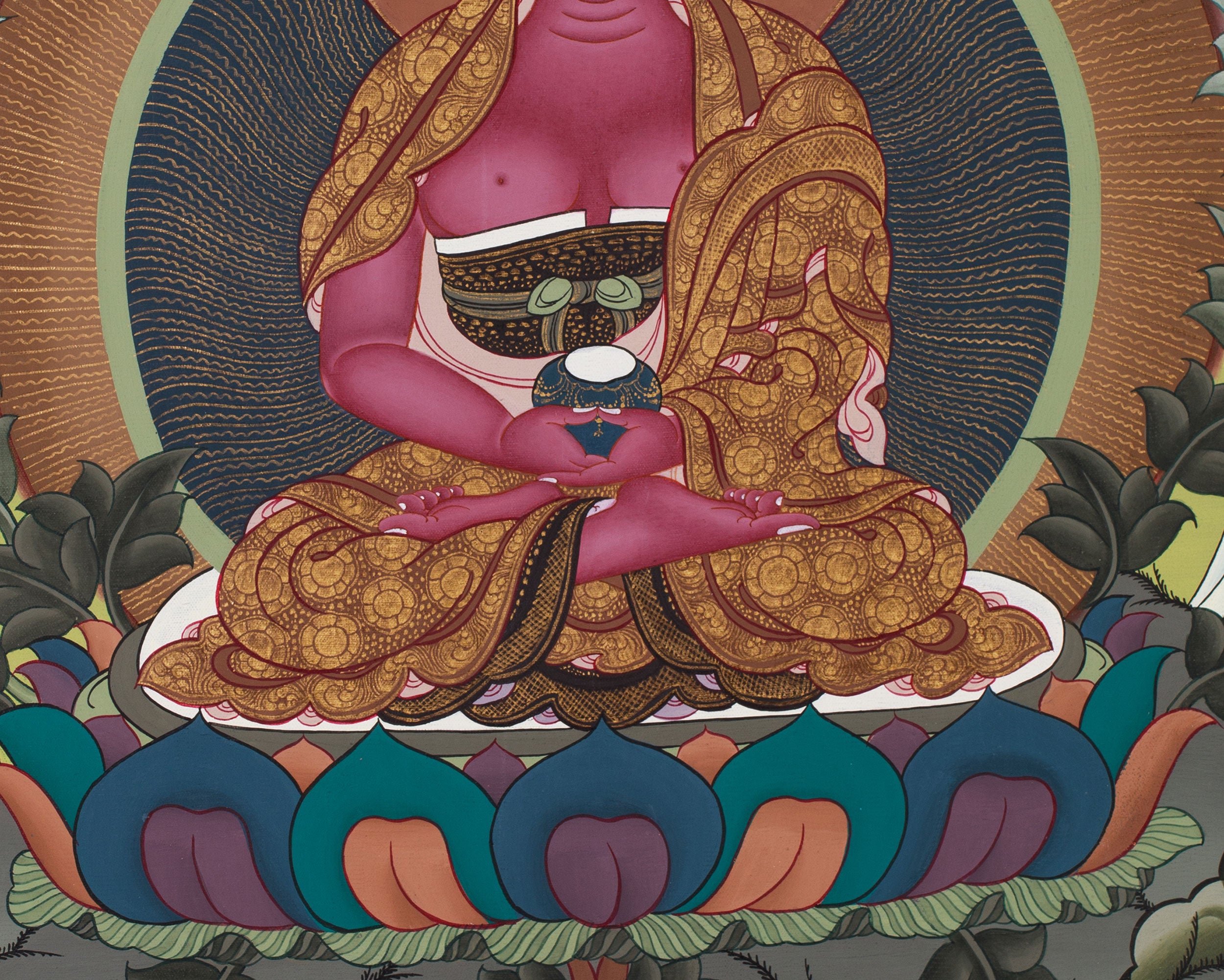 Amitabha Buddha Meditation Art | Symbol of Peace, Enlightenment, and Pure Land Rebirth