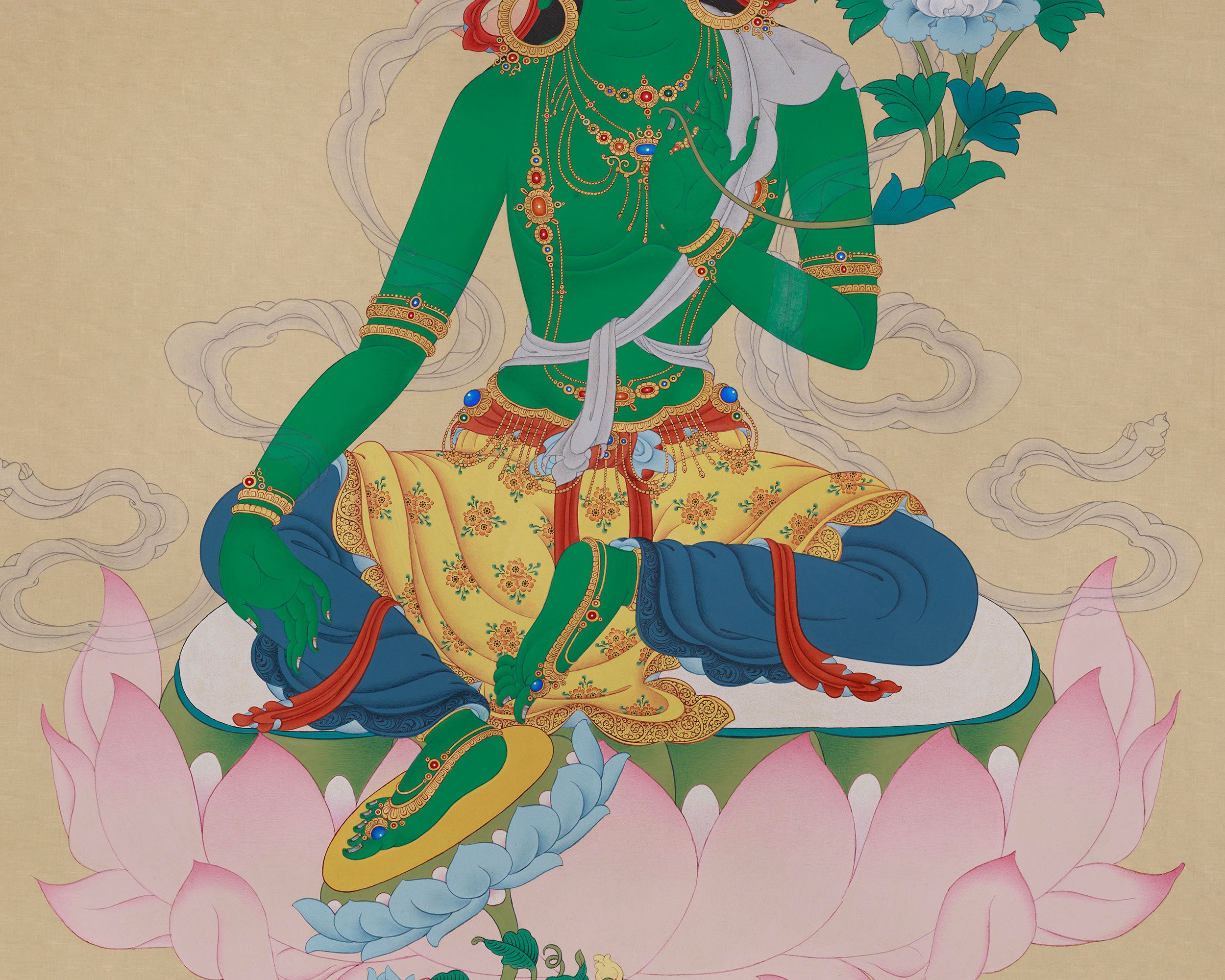 Sacred Art of Green Tara | Shyama Tara | Mother of All Buddhas