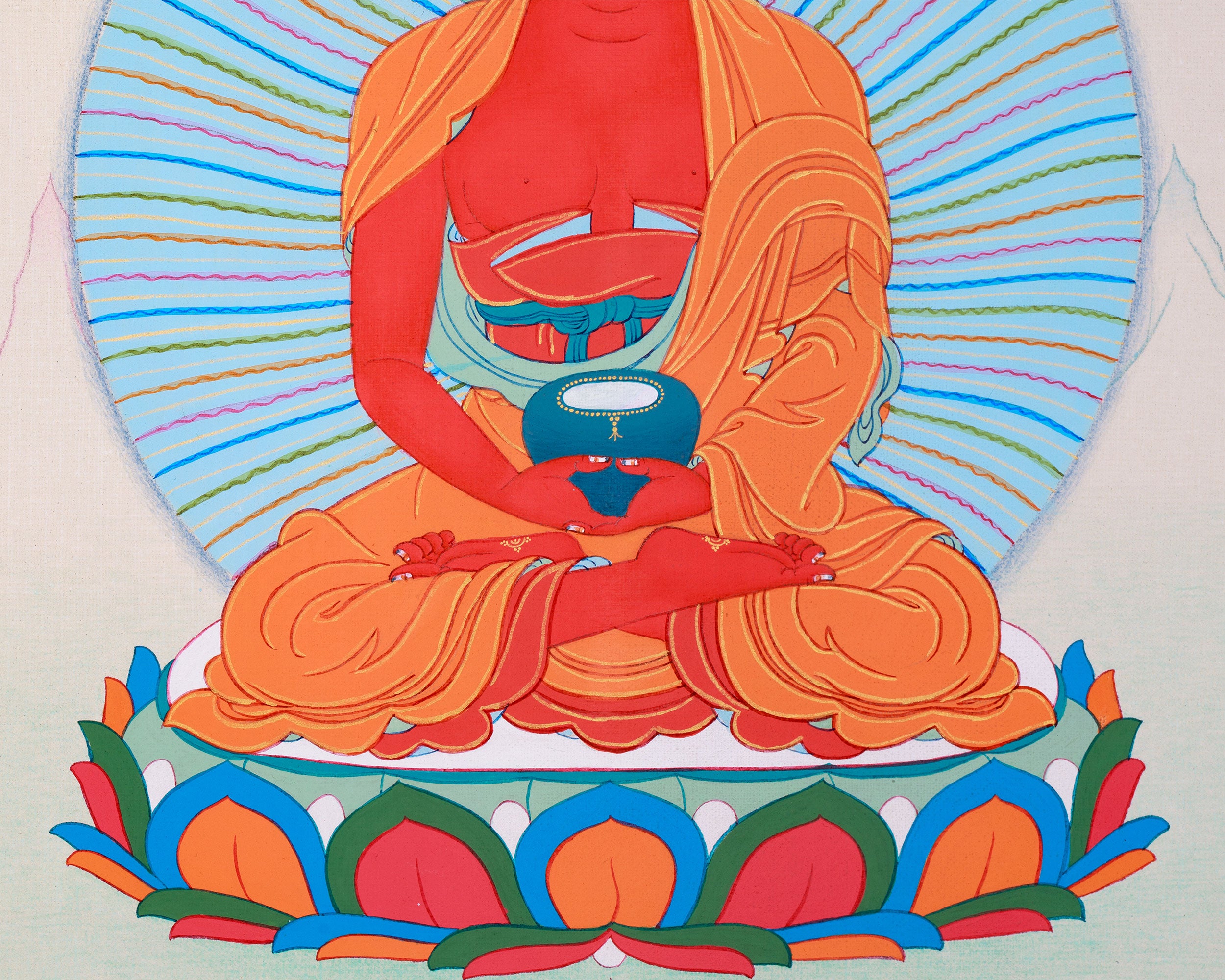 Small Amitabha Buddha Thangka