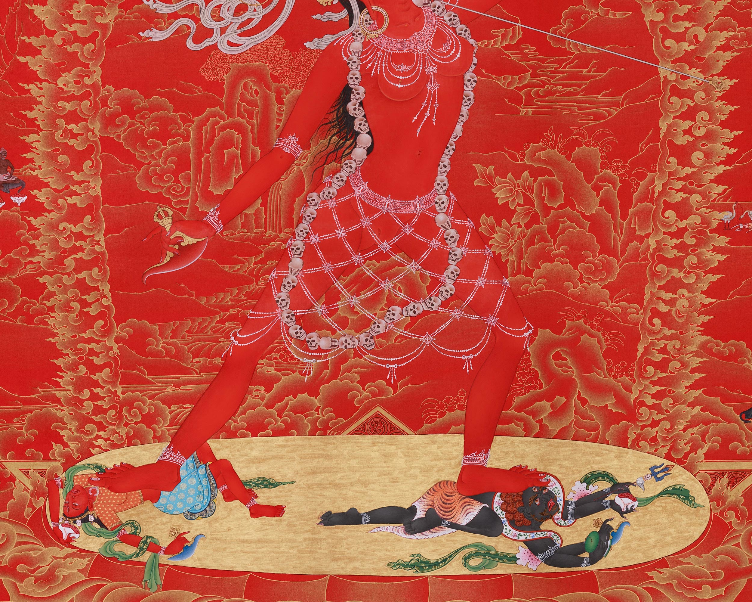Female Deity Vajrayogini Thangka | The Queen of Dakini
