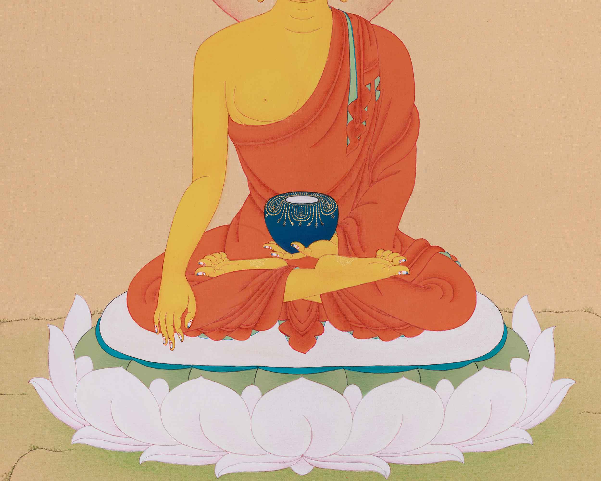 Tibetan Gautama Buddha Painting | Enlightened One
