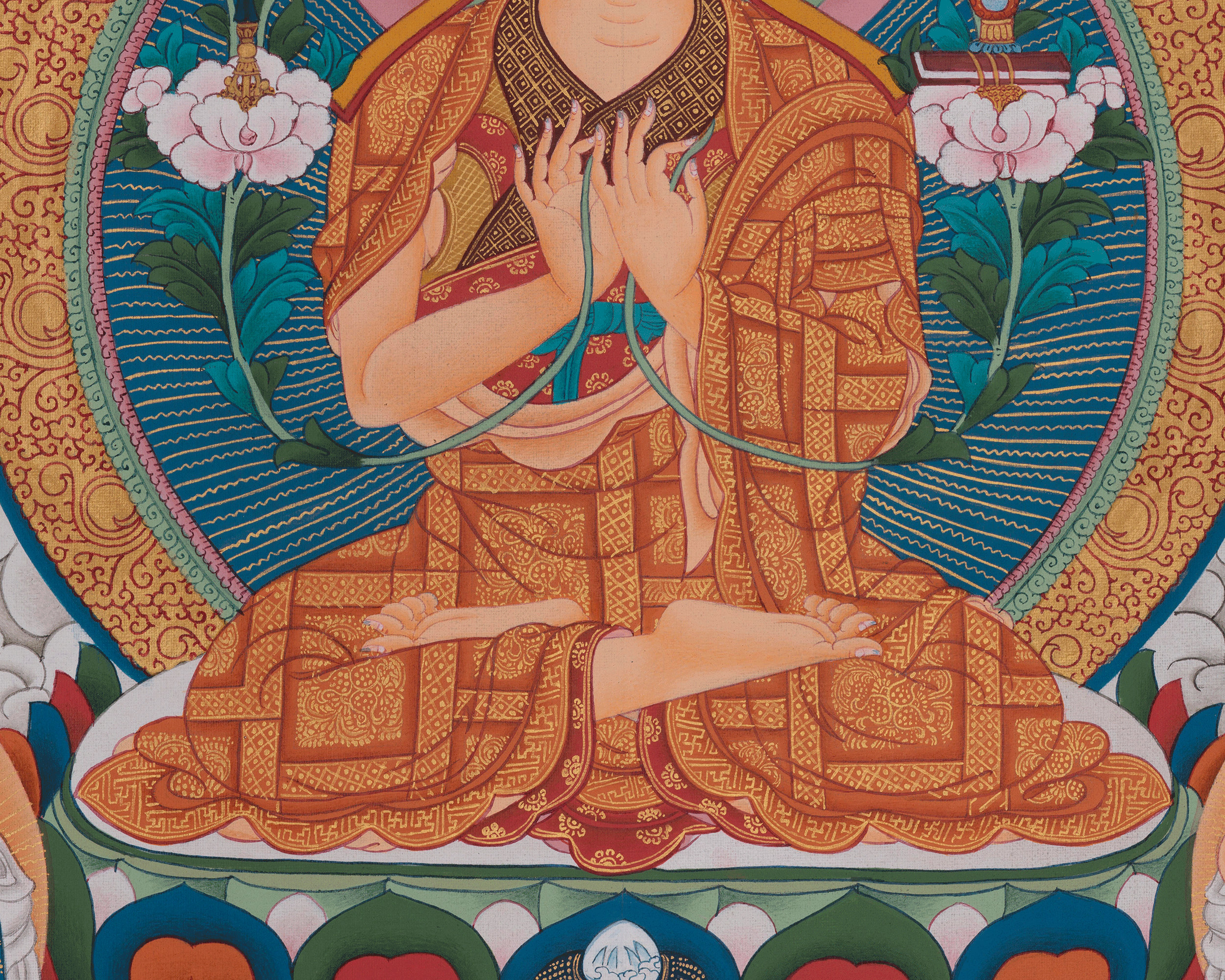 Tsongkhaba Buddhist Art | Sacred Tibetan Teacher of Wisdom and Compassion