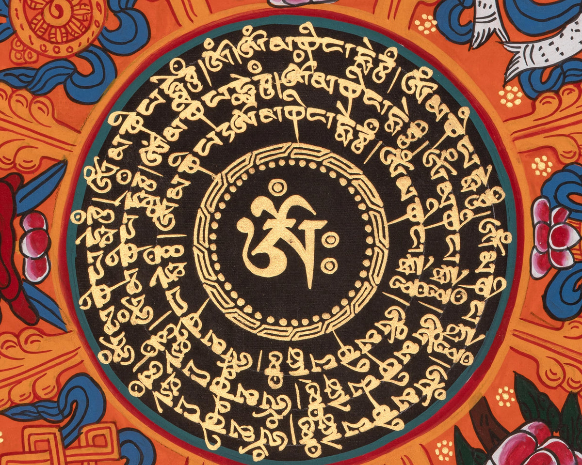 Eight Auspicious Symbols Mantra Mandala | The Universe and The Path To Enlightenment
