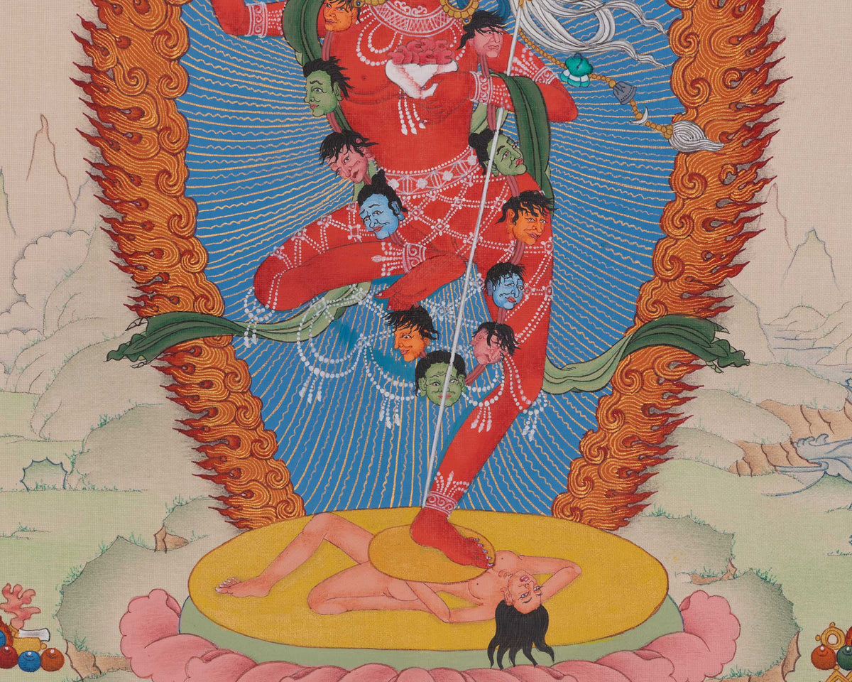 Vajravarahi Sacred Thangka | Dorje Phagmo Art | Represents Inner Awakening and Transformation