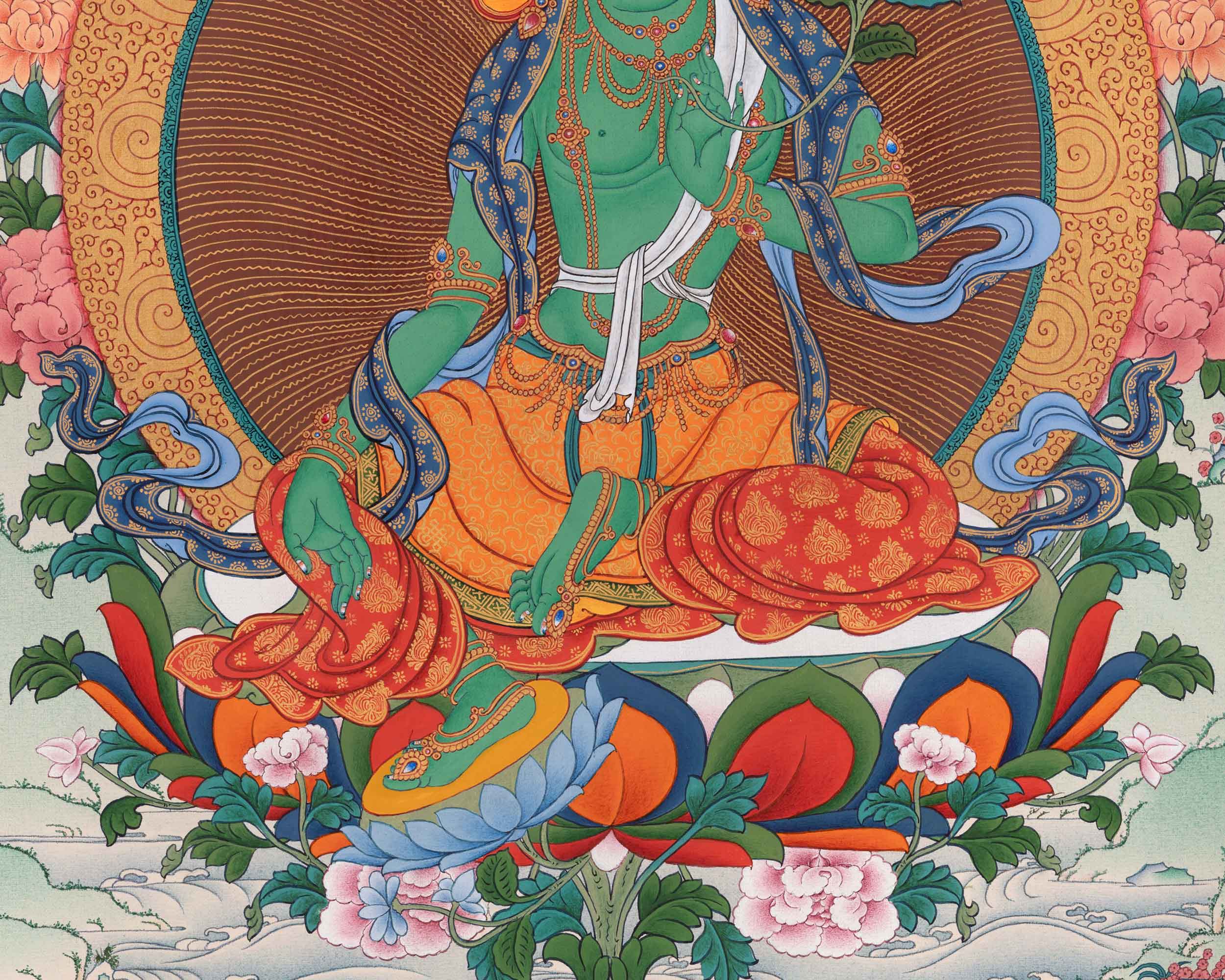 21 Tara Thangka | Deity of Compassion, Female Buddha | Awakening the Divine Feminine