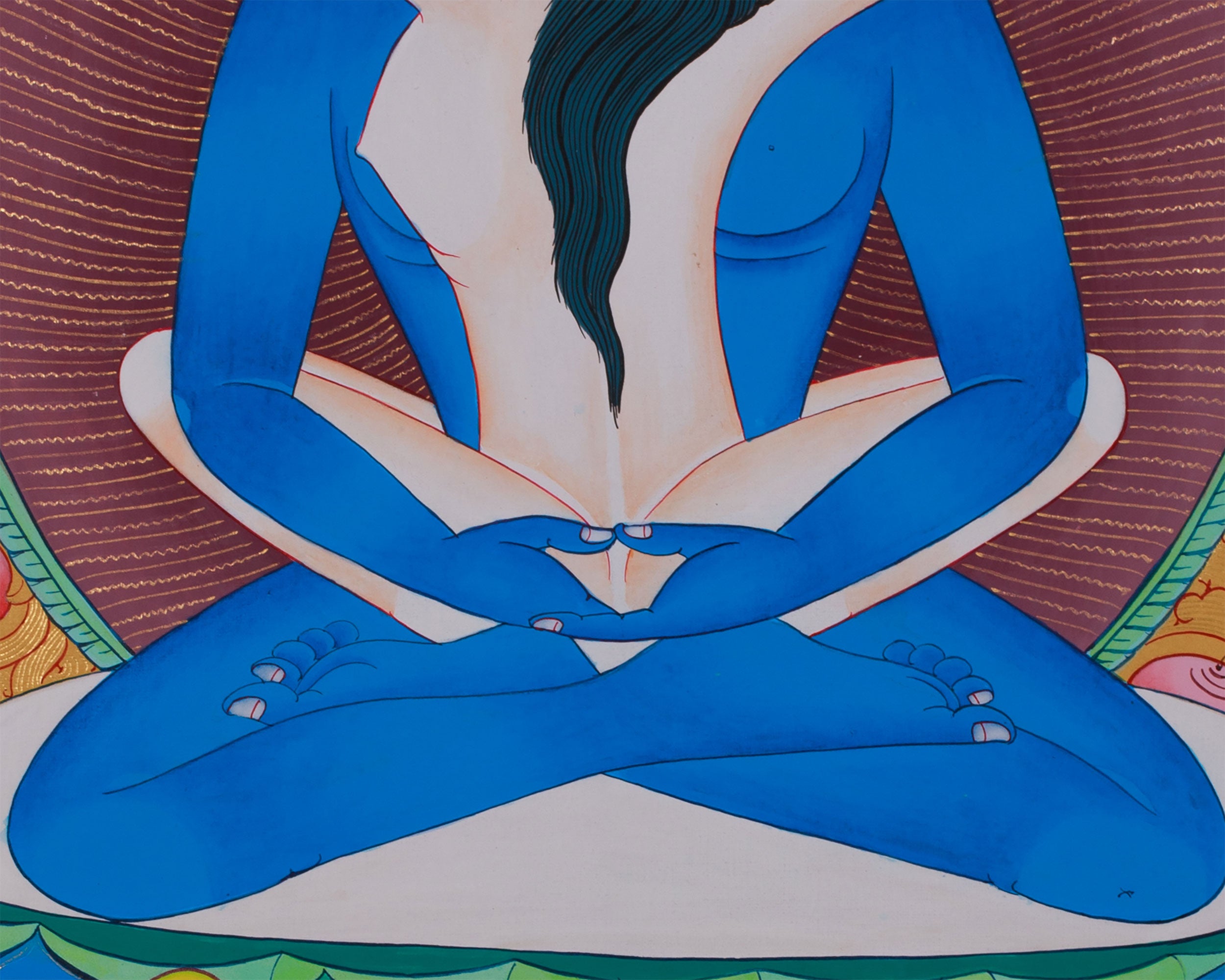 Samantabhadra Yab Yum Thangka | A Sacred Union of Wisdom and Compassion