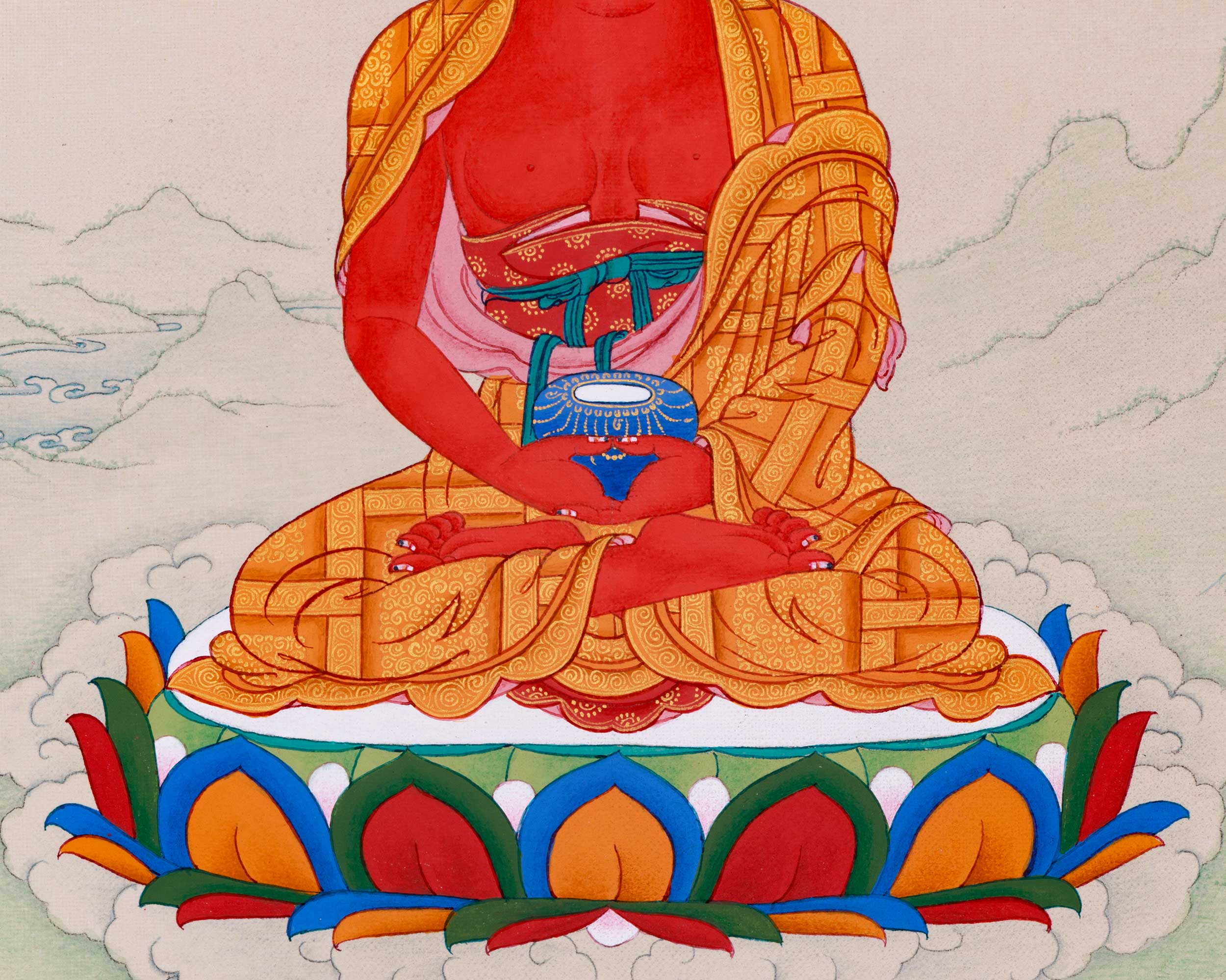 Pureland Buddha Amitabha Thangka