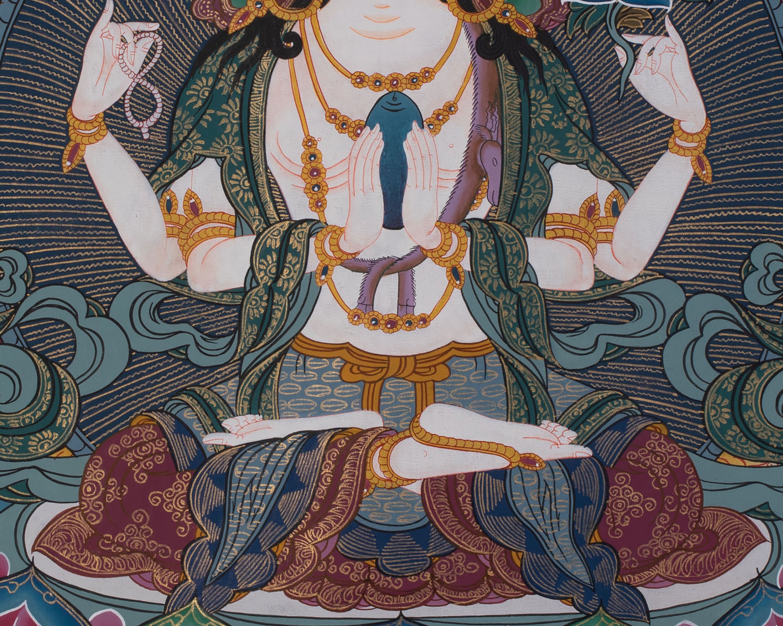 Four-Armed Chenrezig, Bodhisattva of Mercy | Buddha of Compassion