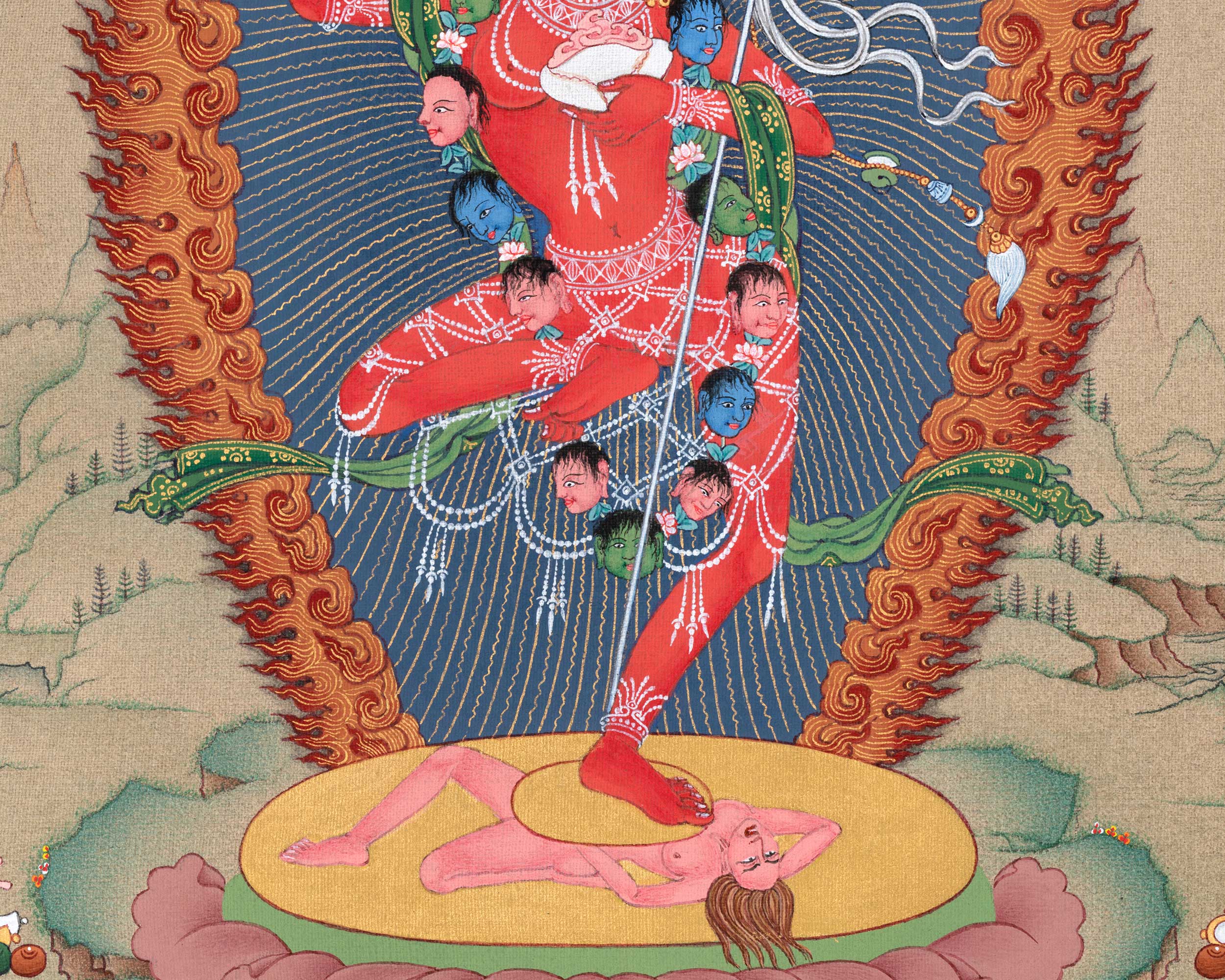 Discover the Mystical Vajravarahi Thangka - A Symbol of Liberation | Traditional Buddhist Artwork