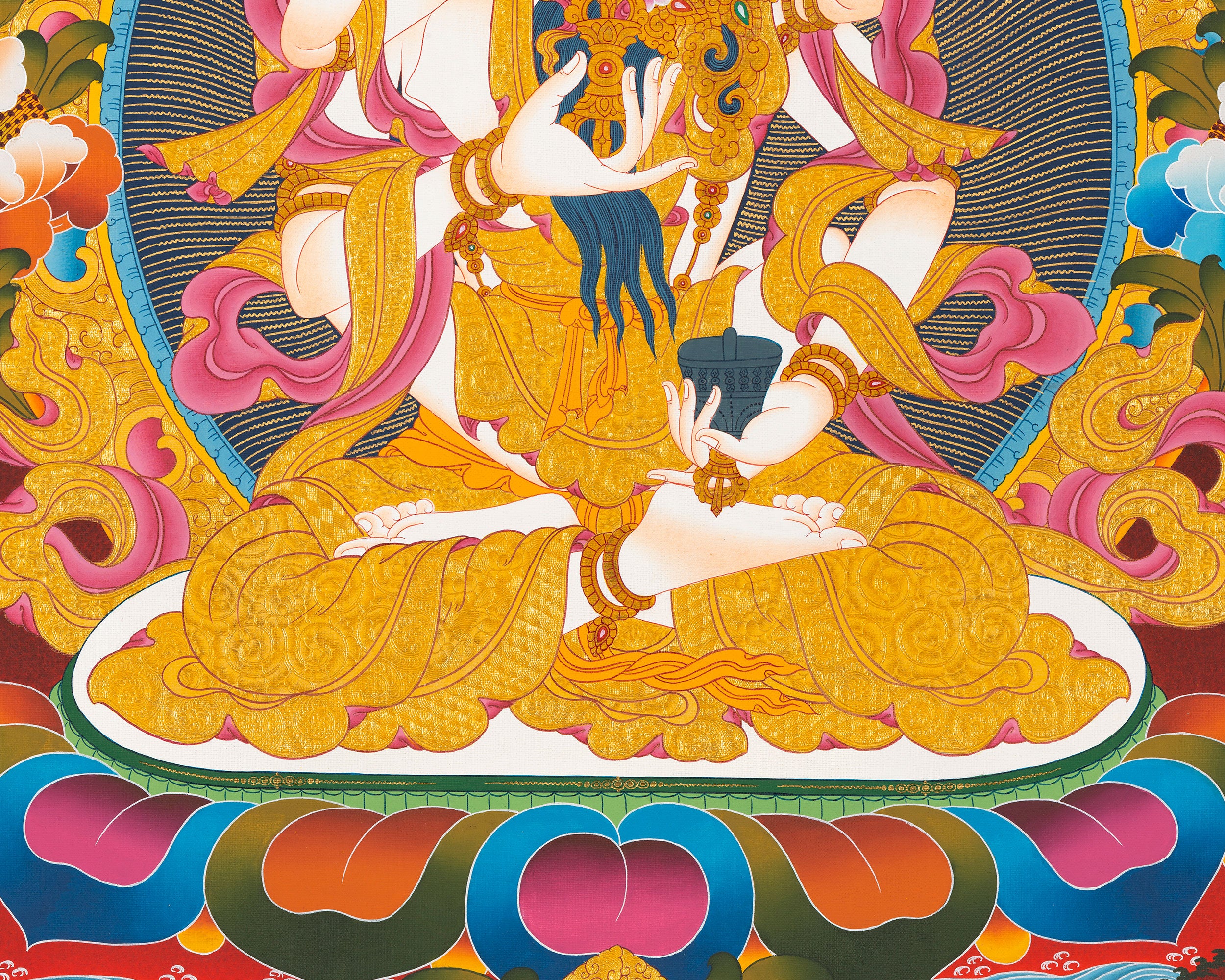 Buddha Vajrasattva with Consort | Buddha of Purification and Empowerment