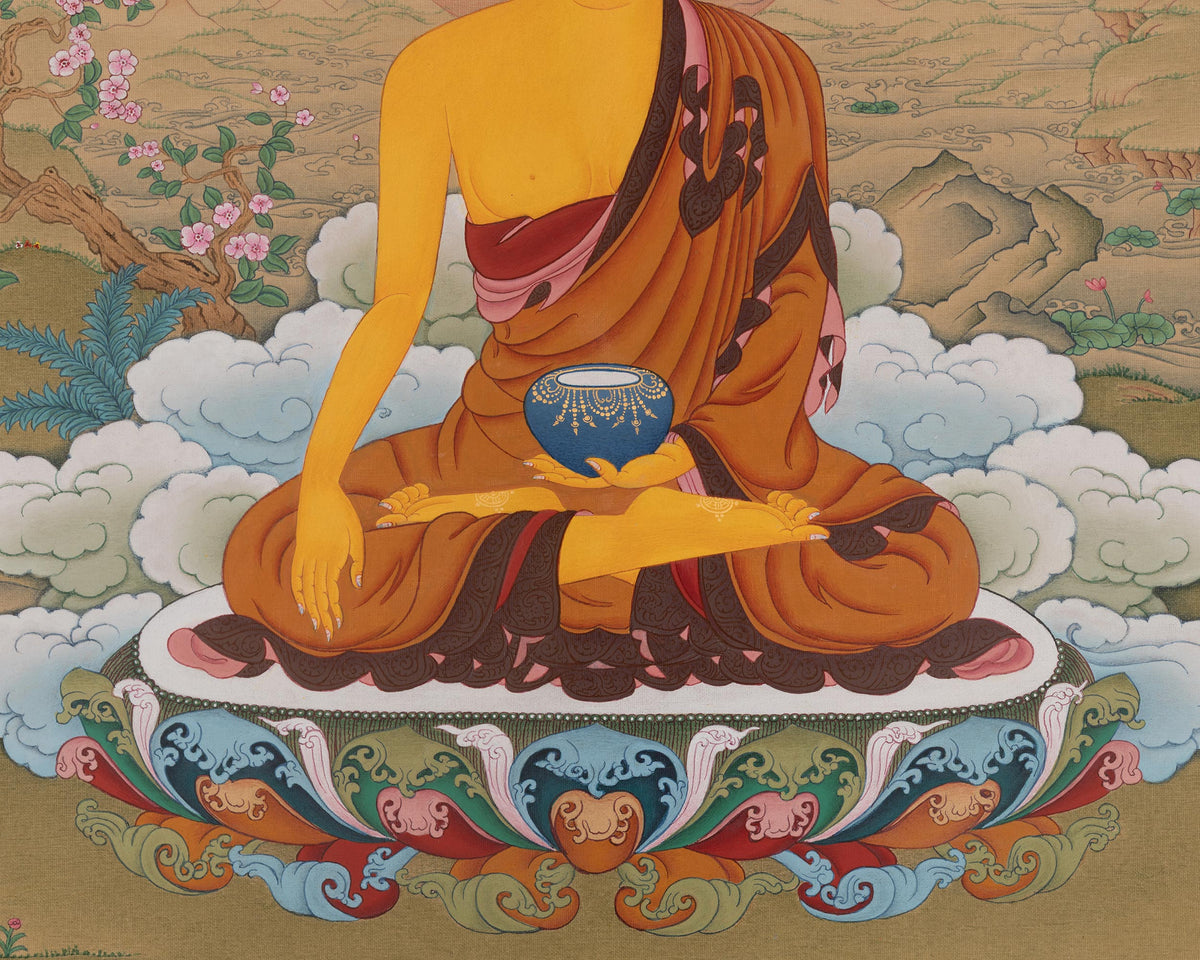 Siddhartha Gautama Thangka Art | Shakyamuni Buddha