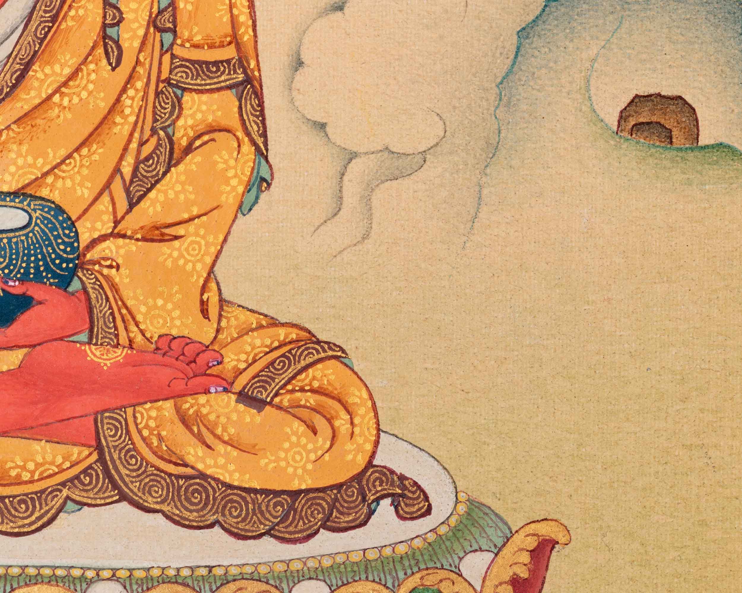 Namo Amitabha's Blessings In Thangka Painting | Buddha of Infinite Light | Inspiring Devotion in Art