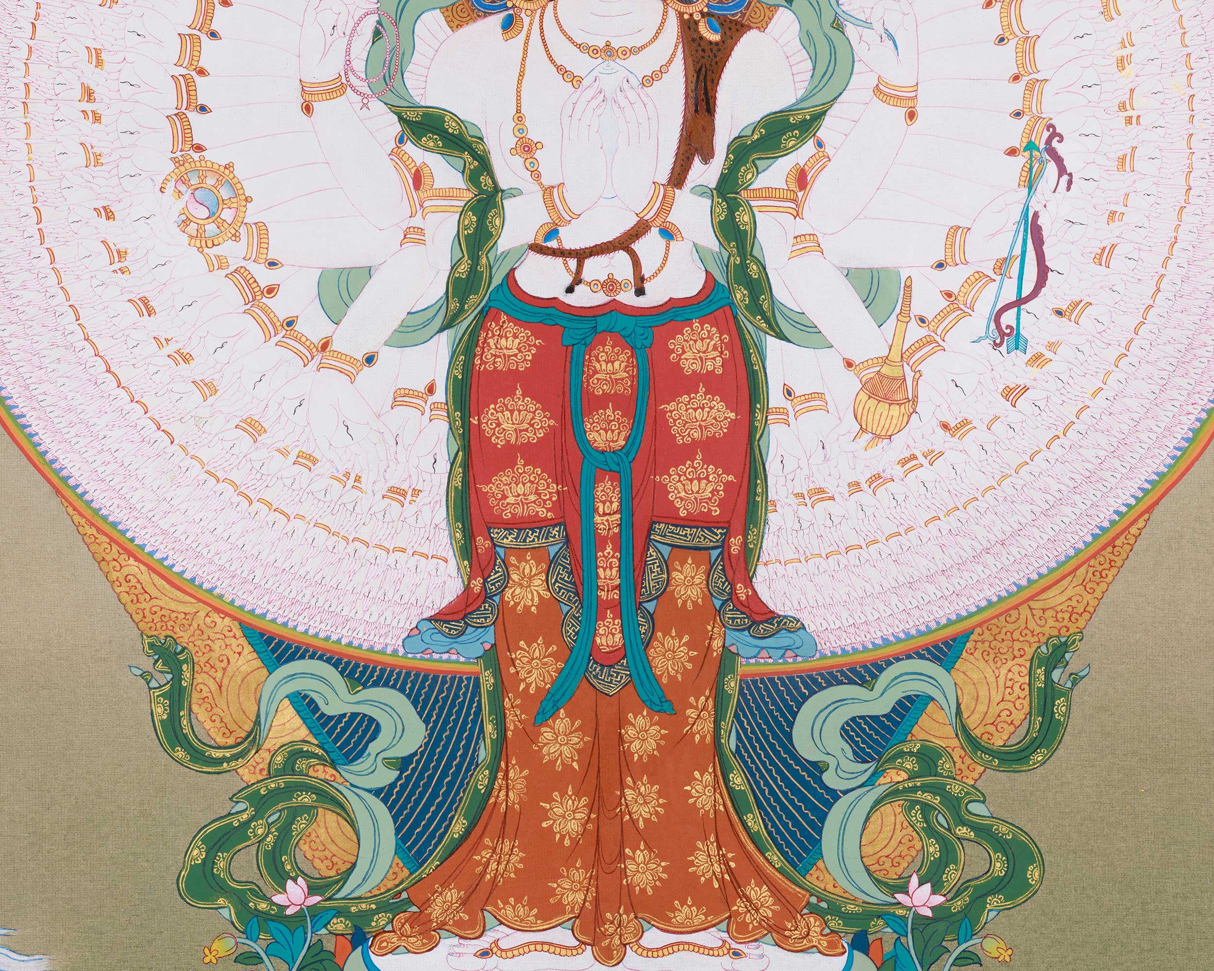 Thousand Armed Chenrezig Bodhisattva | Protector and Savior of All Beings