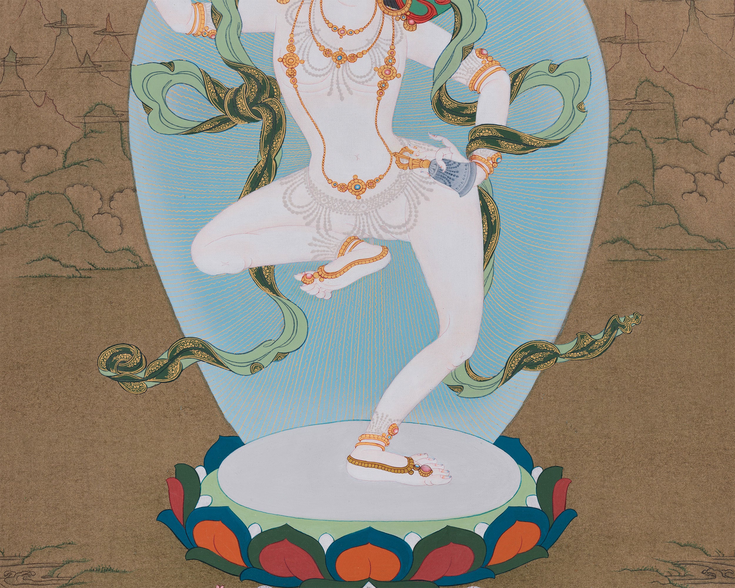 Machig Labdron Painting | Wisdom and Compassion of the Tibetan Yogini