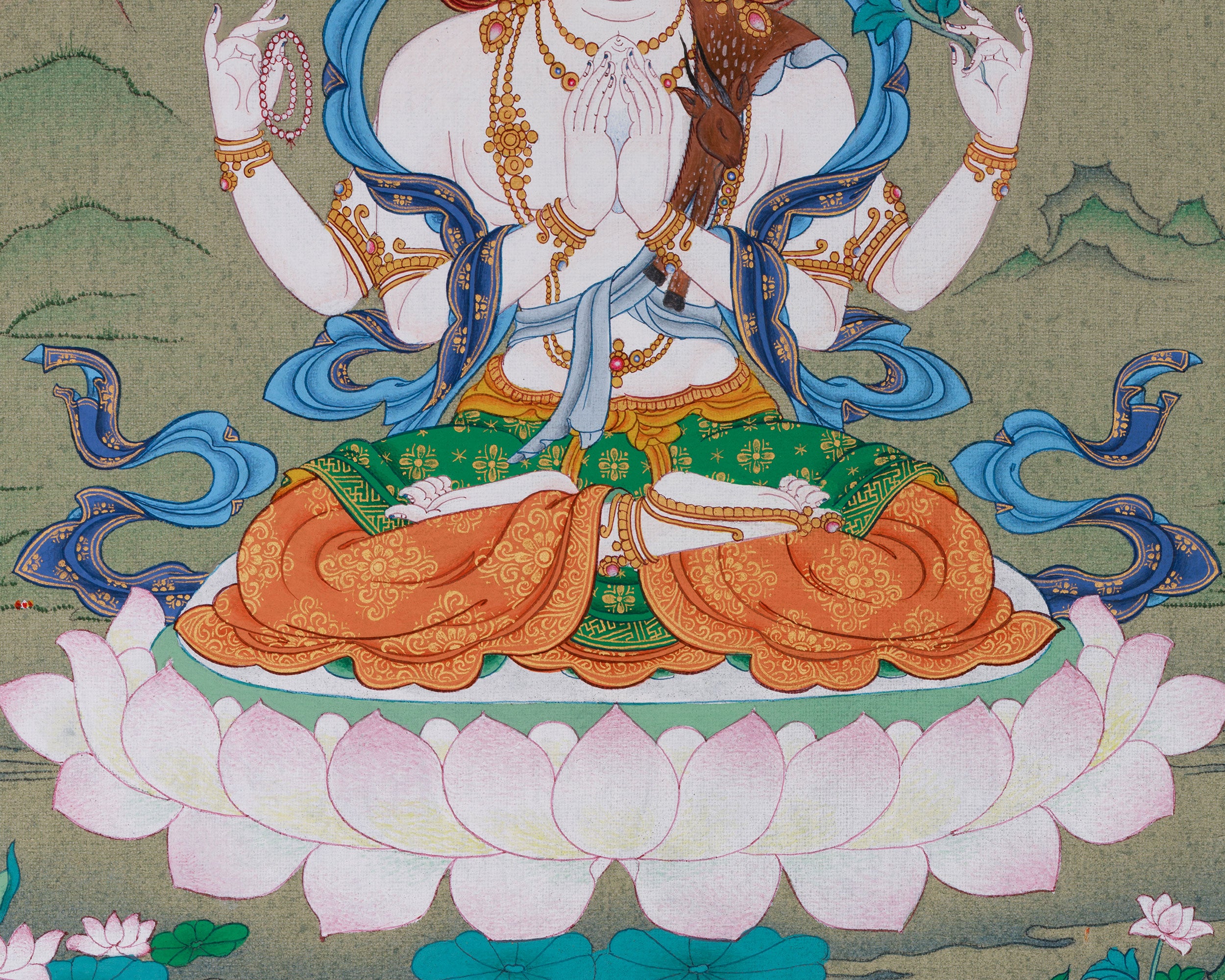 Tibetan Buddha Chenrezig | Spiritual Guardian of Mercy and Peace