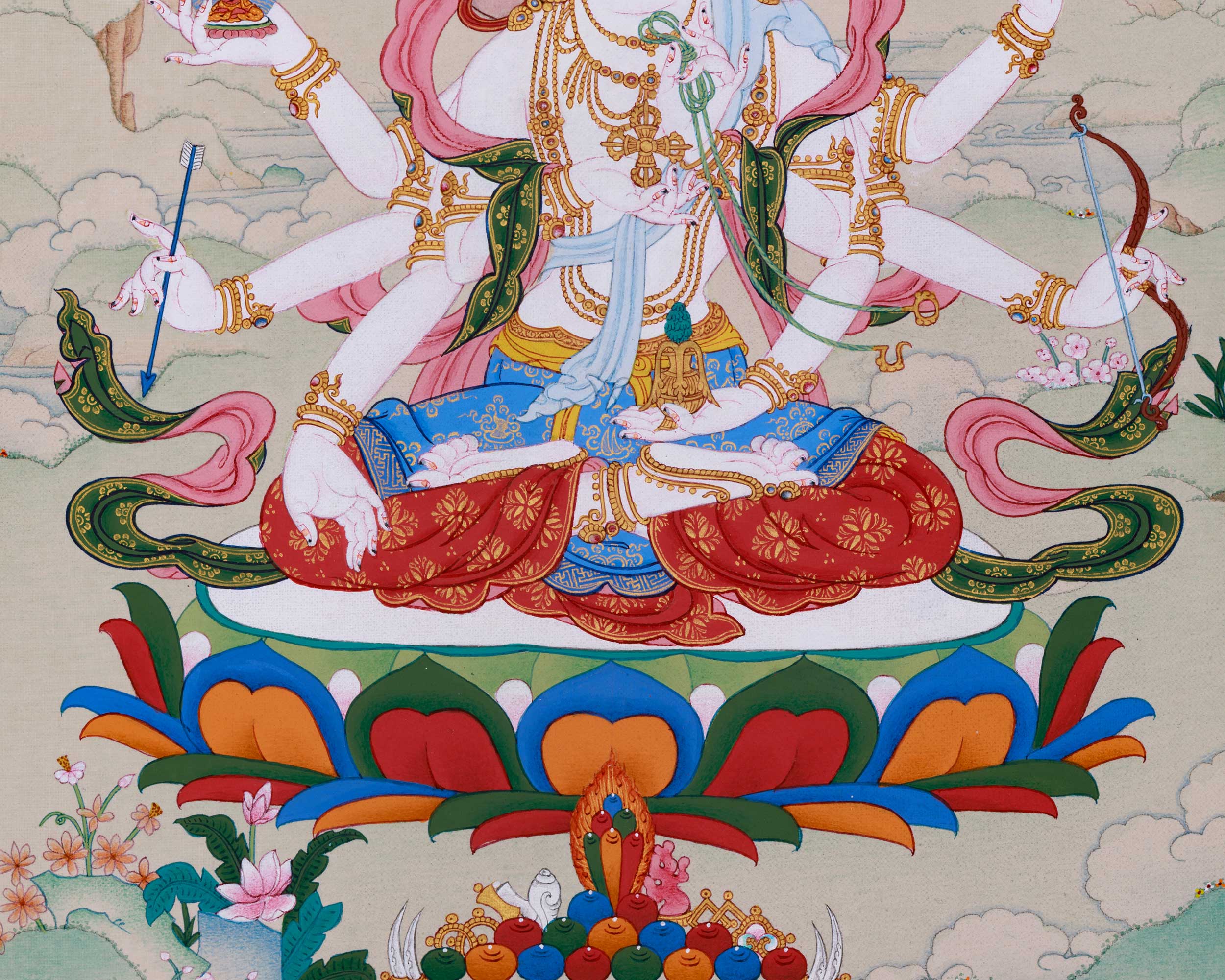 Namgyalma Thangka: Ushnisa Vijaya