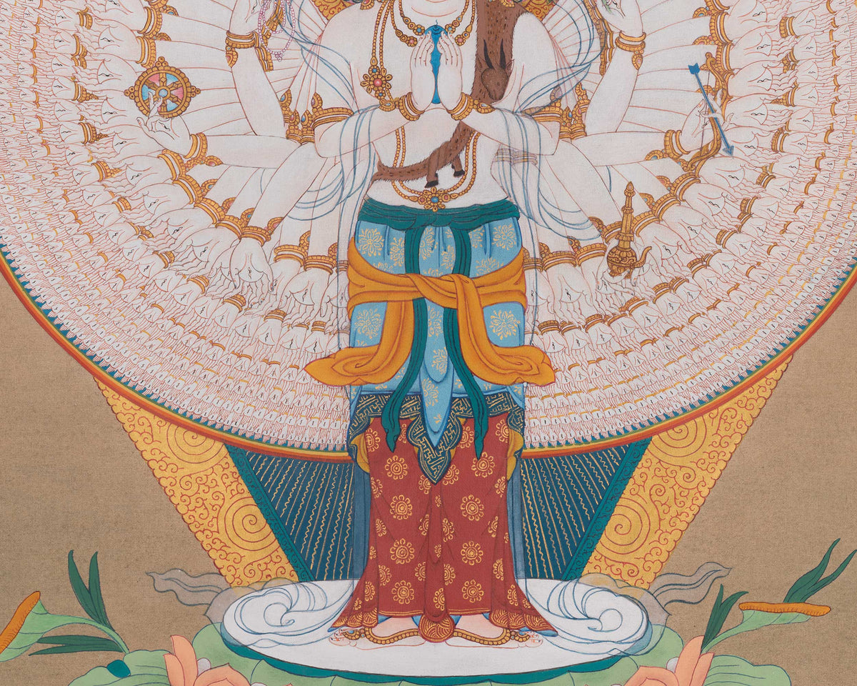 Tibetan 1000 Armed Chenrezig | Bodhisattva of Compassion