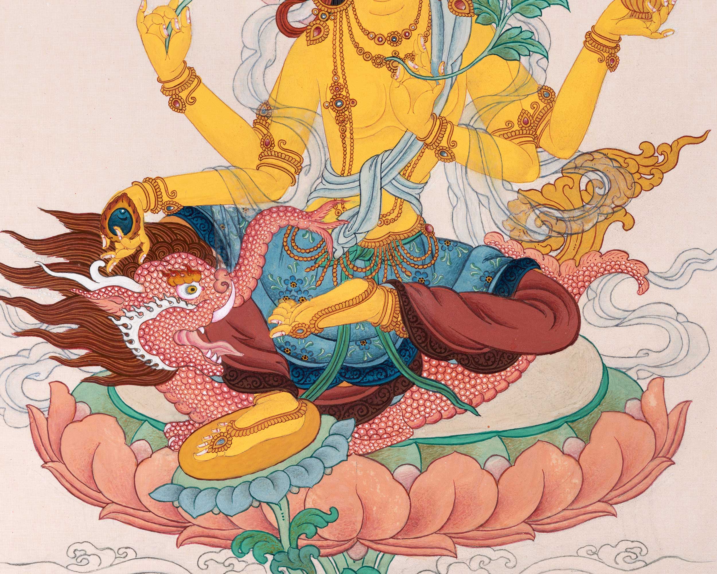 Mara Sundana Vasitattama Tara | 21 Tara of Surya Gupta Thangka