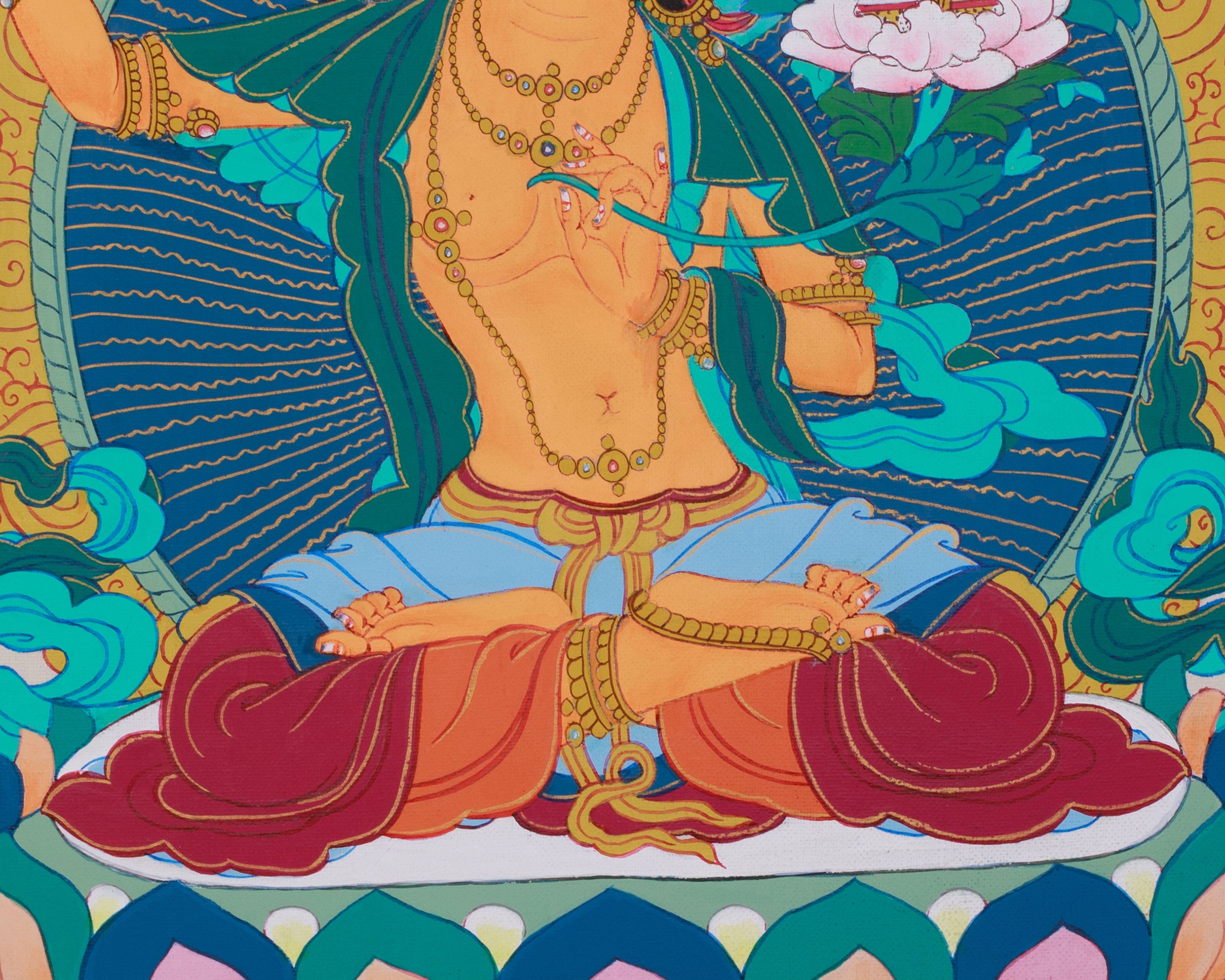 Manjushri Wisdom Artwork | Bodhisattva of Clarity, Insight, and Enlightenment