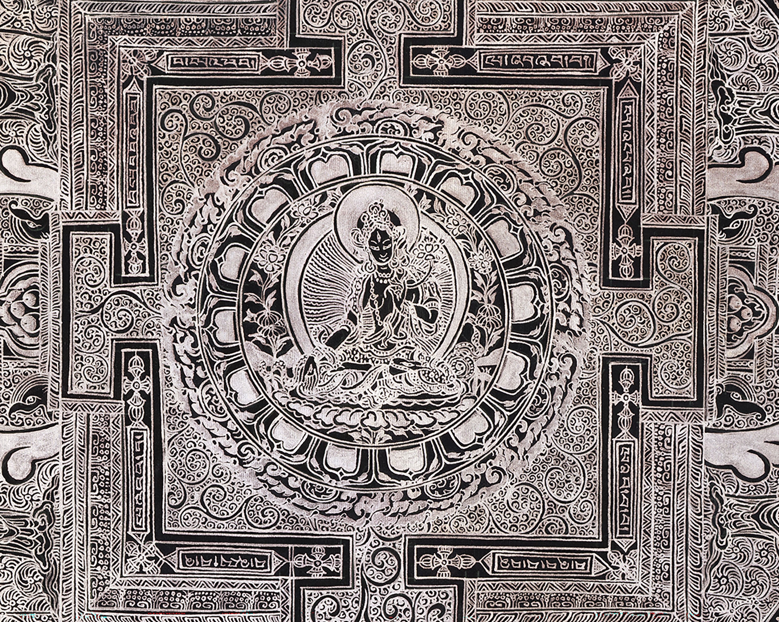 White Tara Mandala | Thangka for Healing, Longevity & Protection
