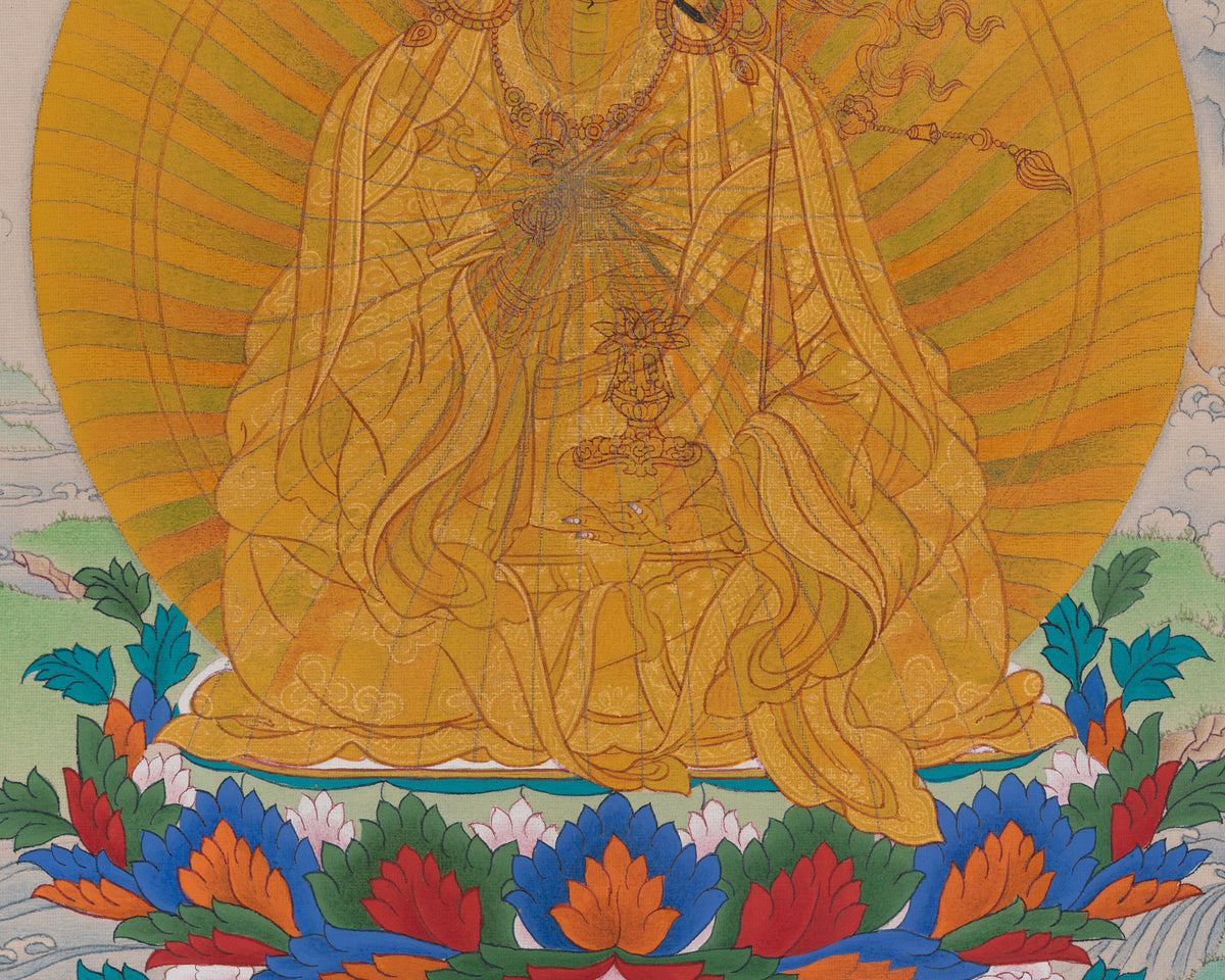 Padmasambhava Buddhist Thangka | Guru Rinpoche Himalayan Art
