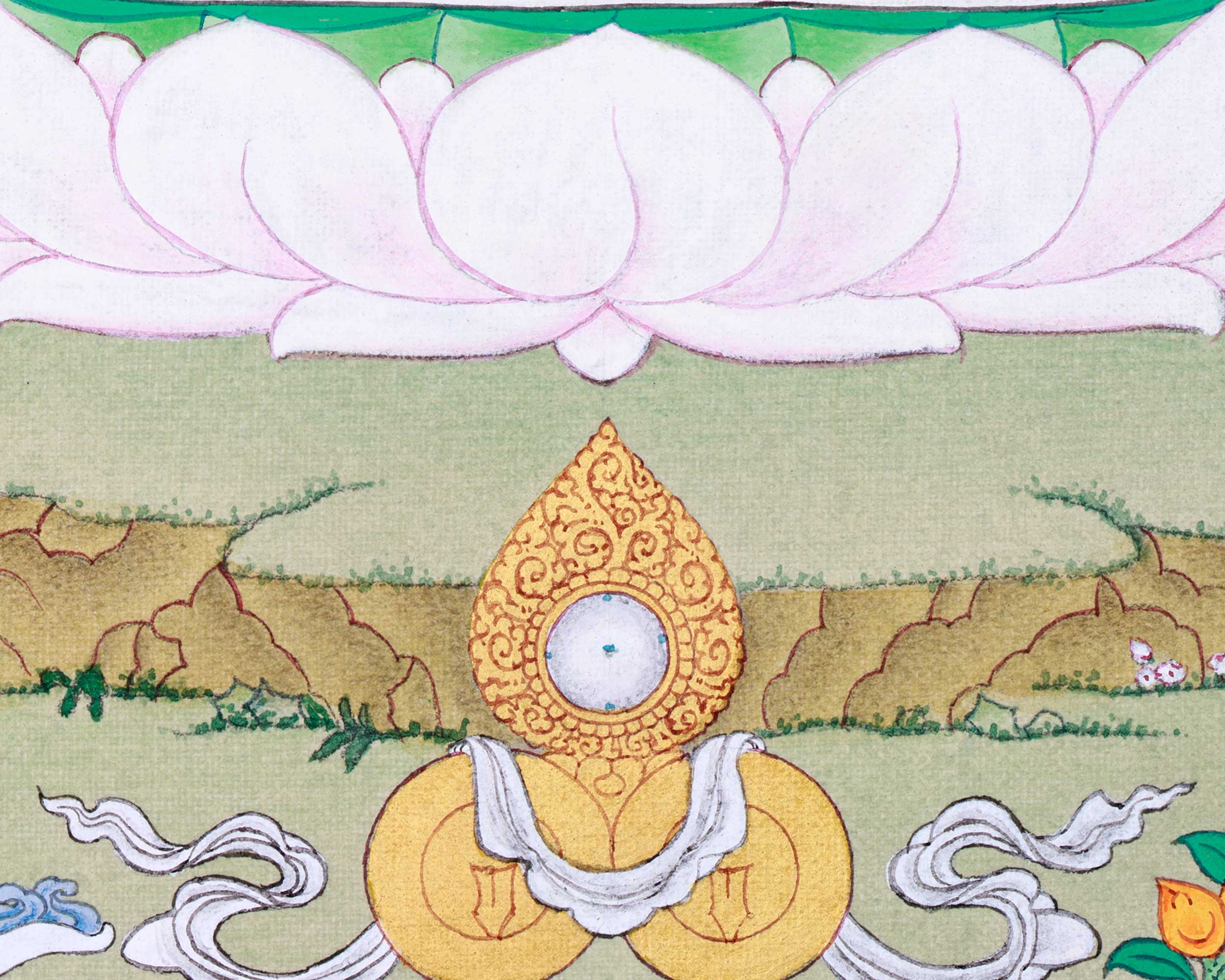 Small But Detailed Buddha Shakyamuni Thangka