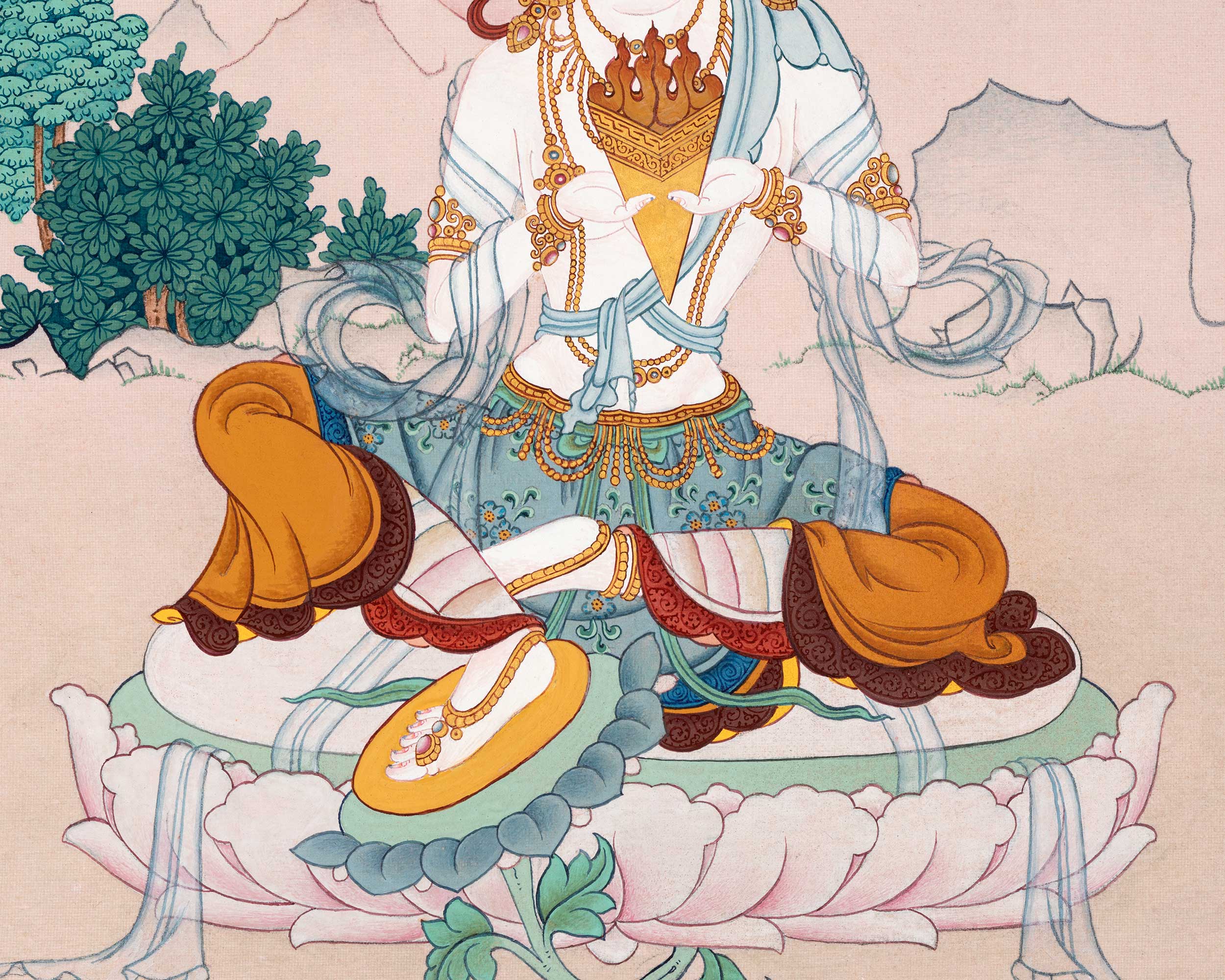 Dukha Dahana Tara | 21 Tara of Surya Gupta Thangka