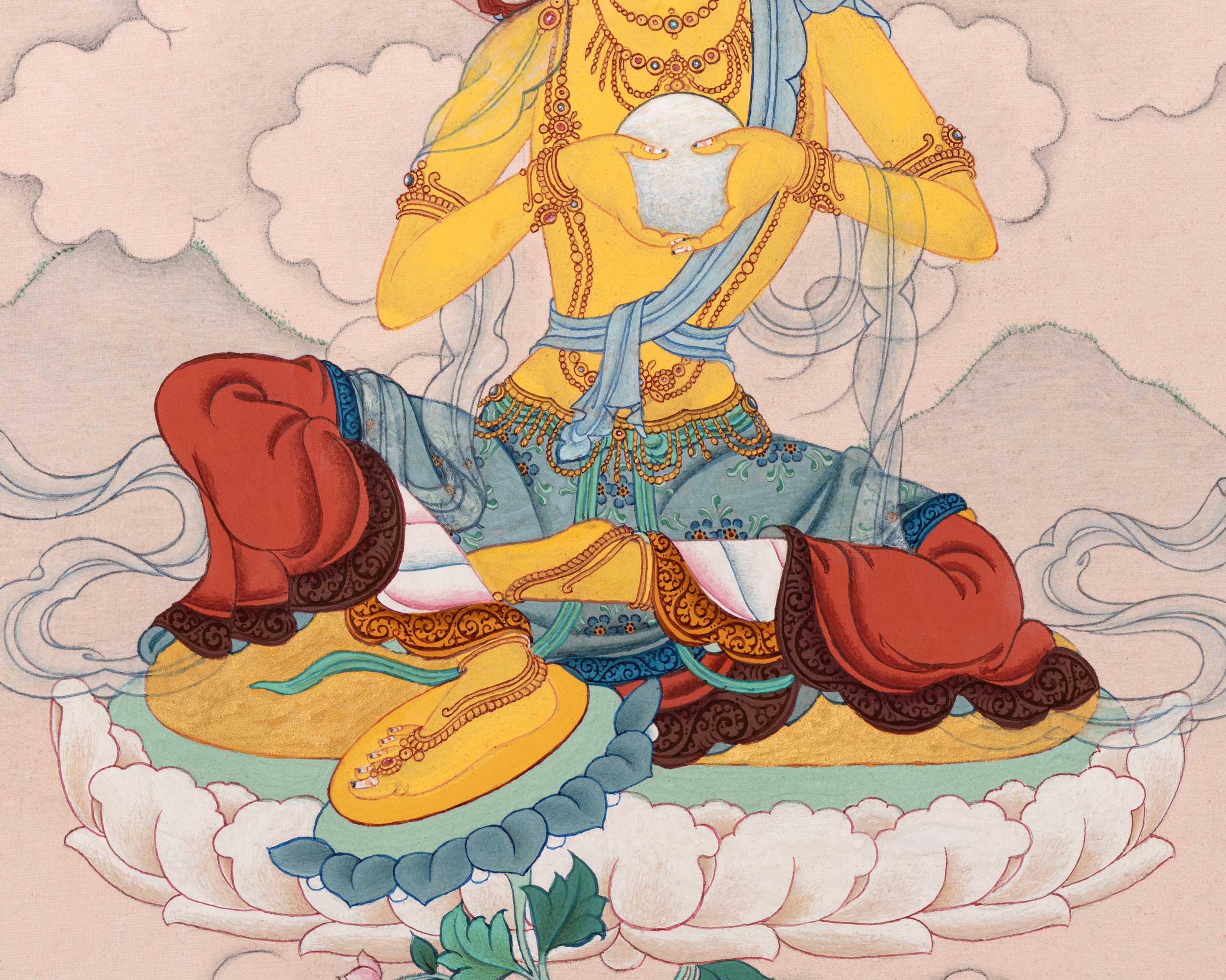 Sukha Sadhana Tara | 21 Tara of Surya Gupta Thangka