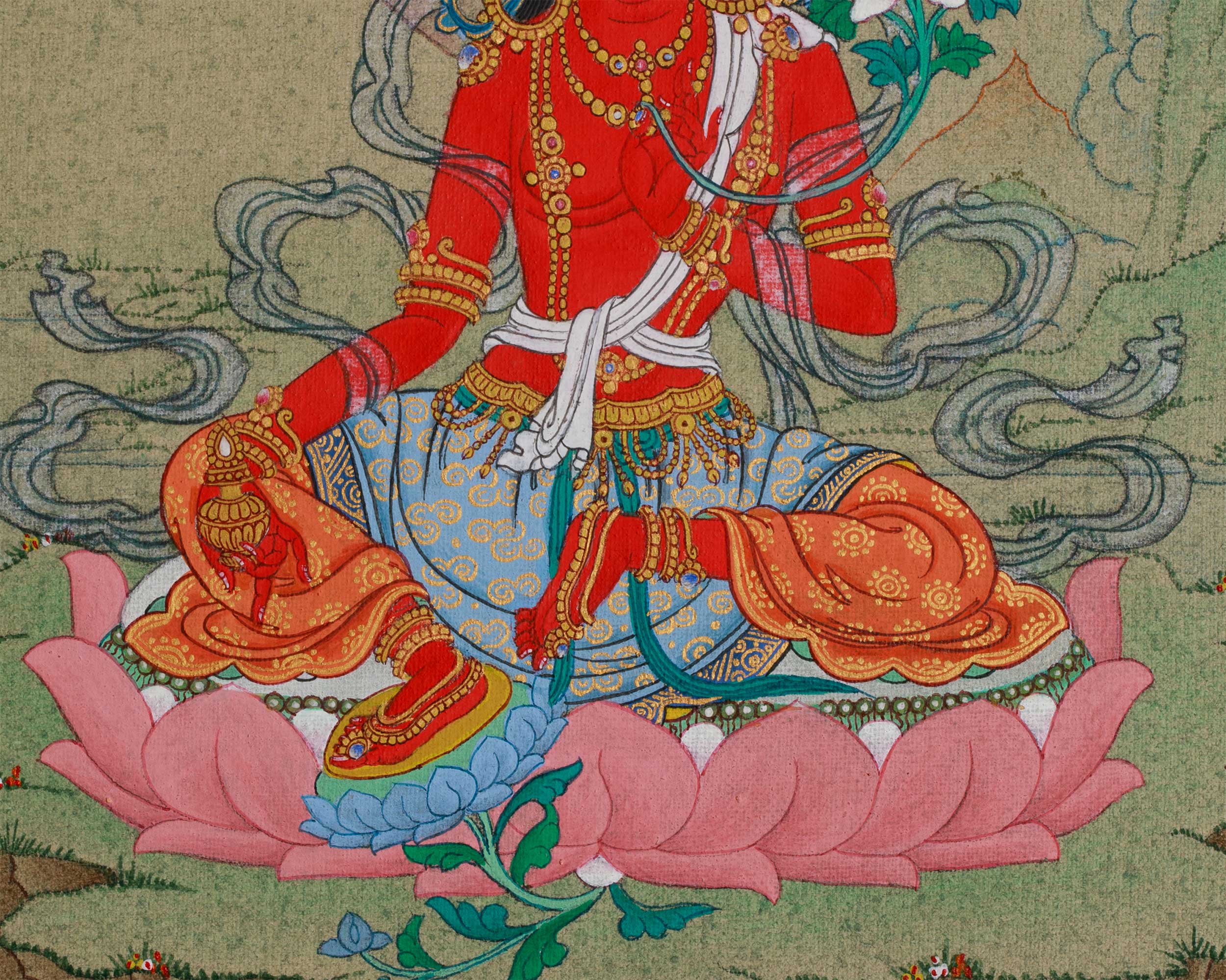 Sacred Tantric Red Tara | Goddess of Power and Transformation