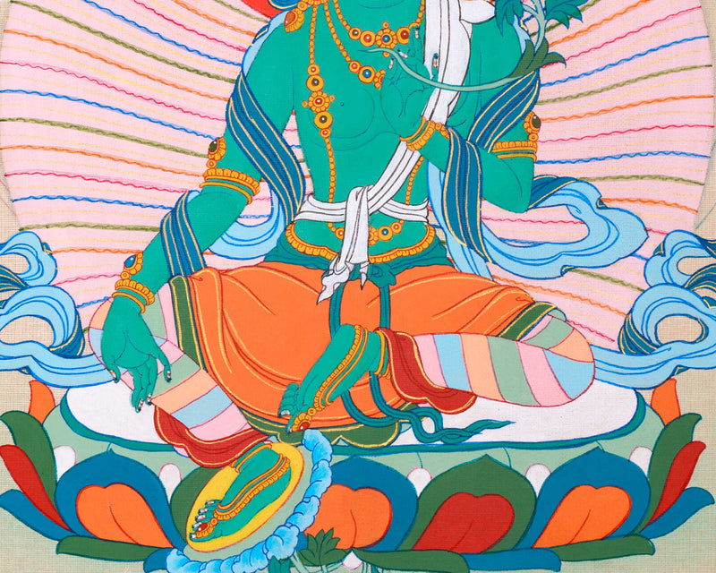 Green Tara Meditation Art