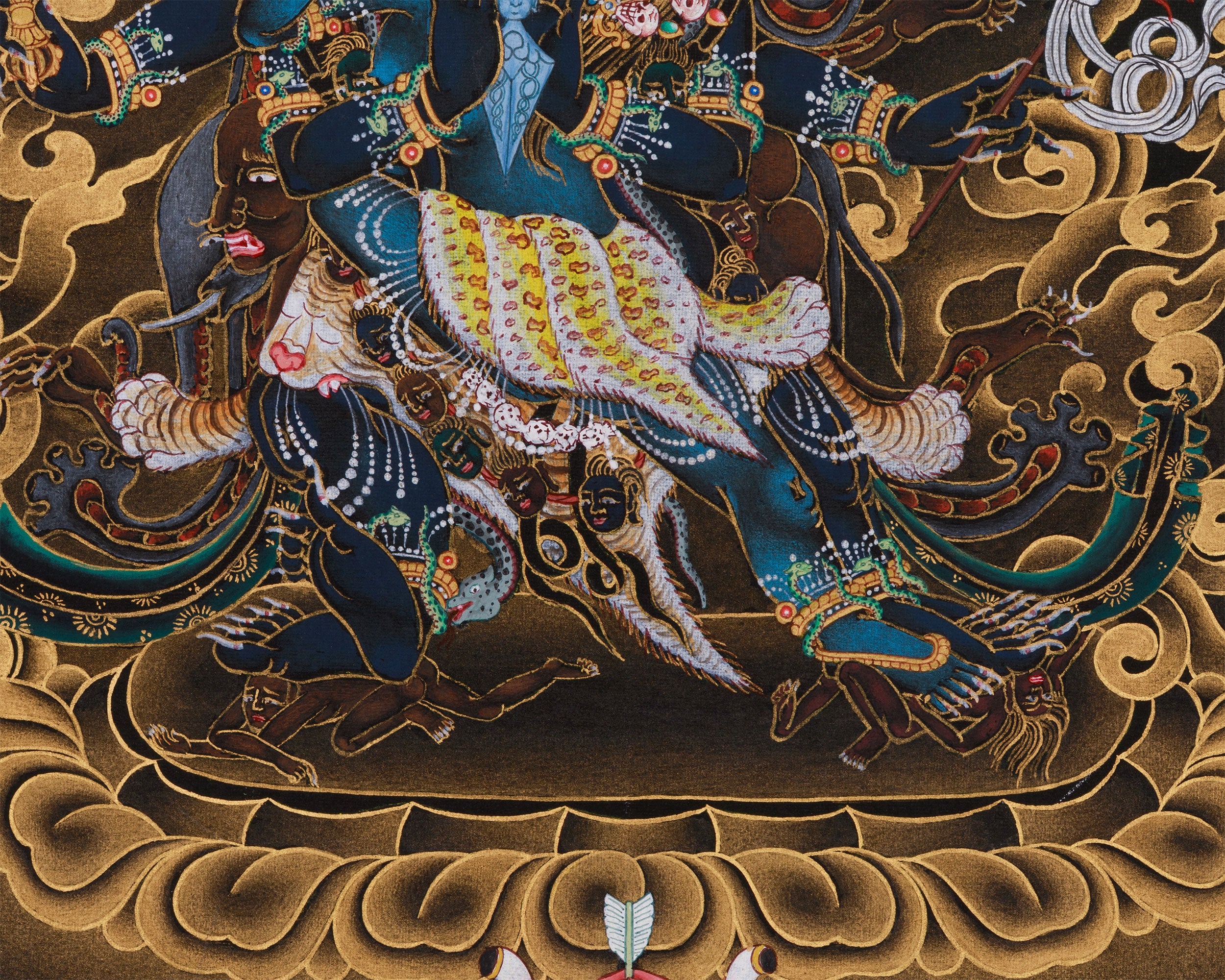 Vajrakilaya with Consort Painting | Wrathful Protector Deity