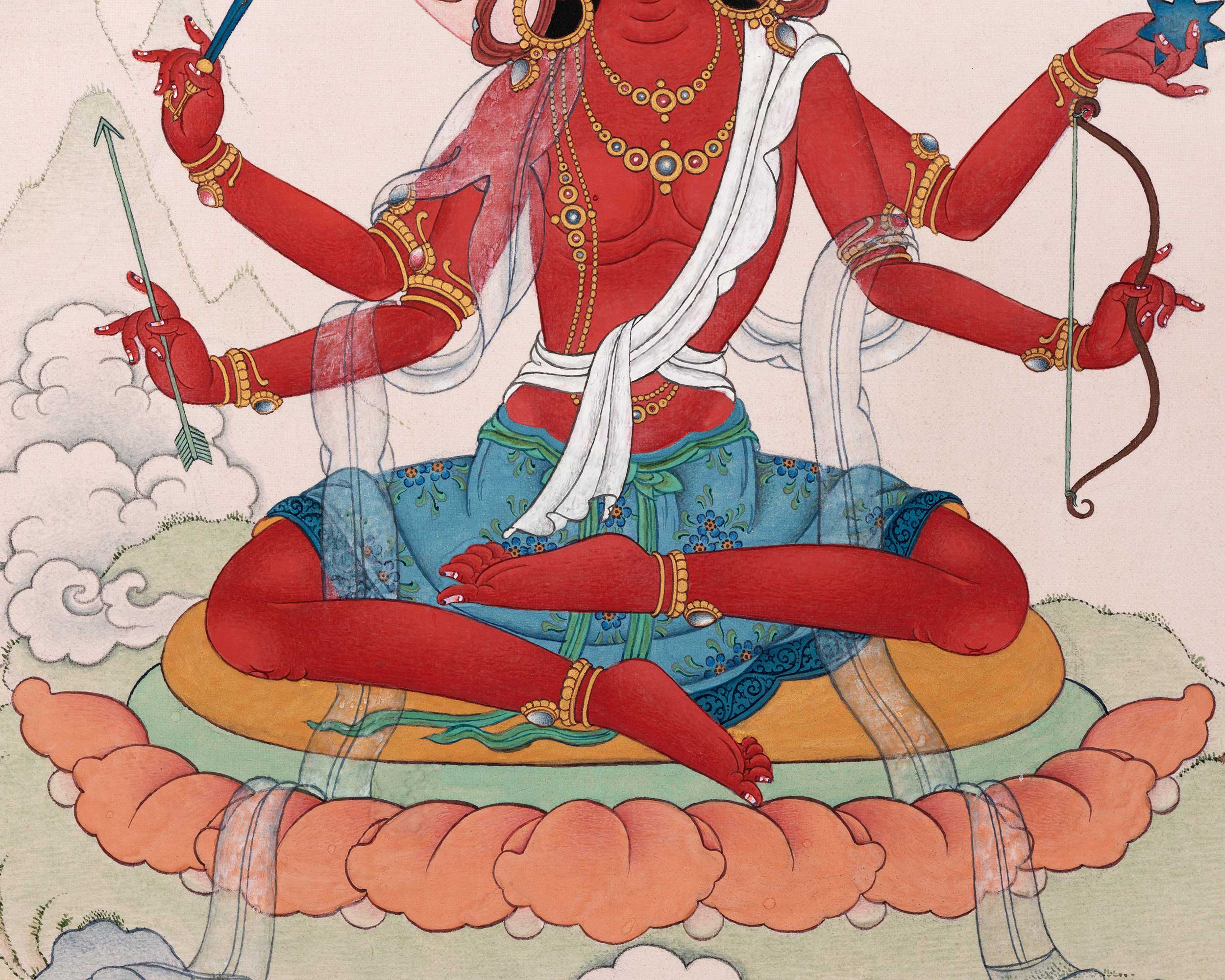 Paripacaka Tara | 21 Tara of Surya Gupta Thangka
