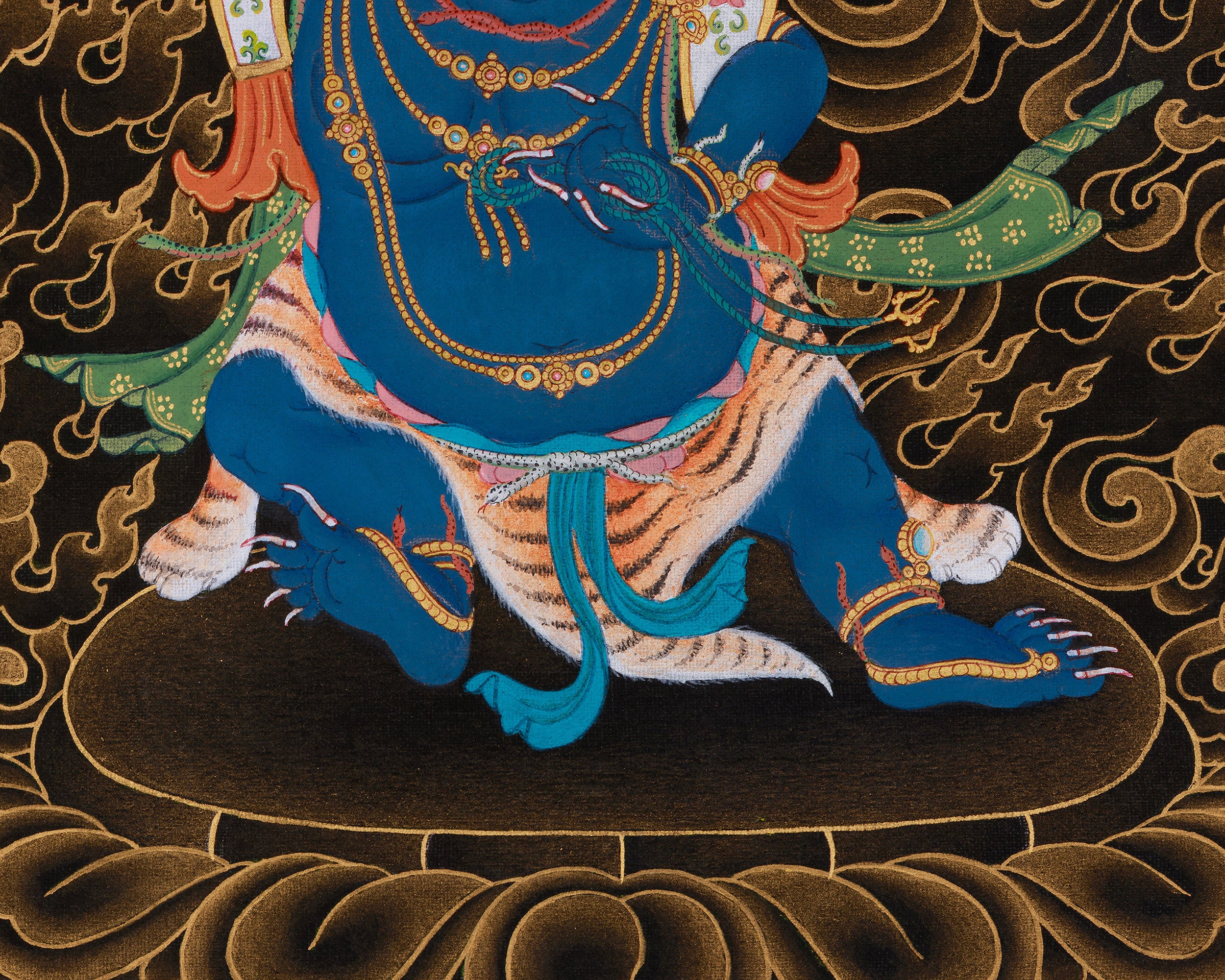 Tibetan Thangka of Vajrapani | The Protector of Wisdom | A Symbol of Strength