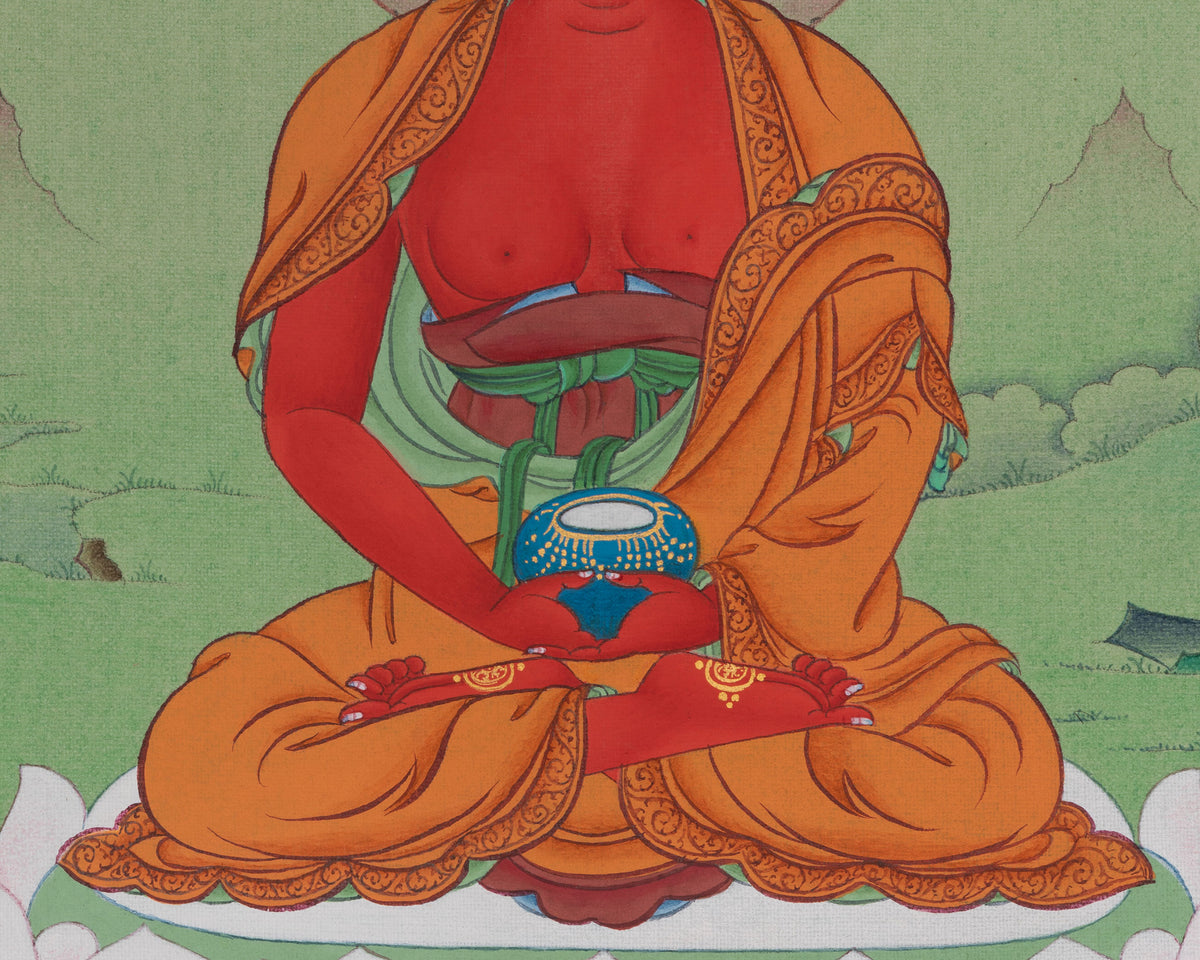 Divine Amitabha Buddha Thangka | The Pure Land Deity | Infinite Light