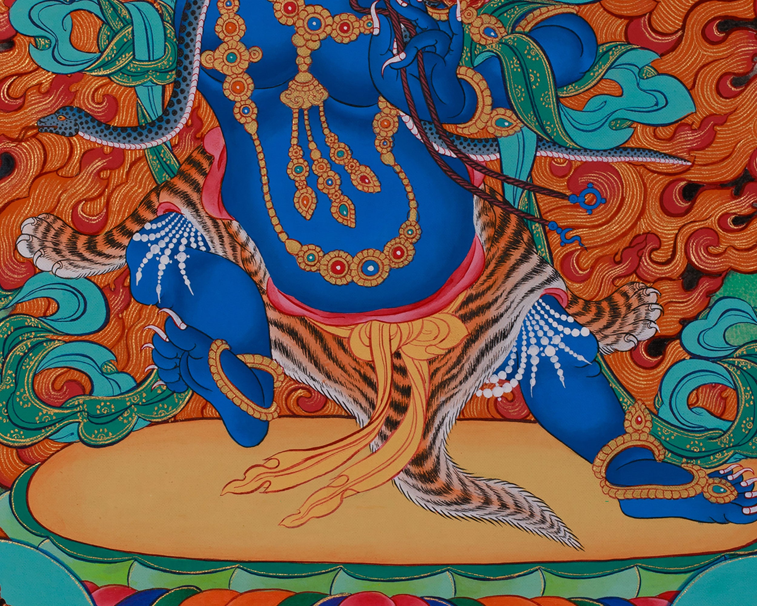 Vajrapani Thangka | Sacred Symbol of Power and Protection
