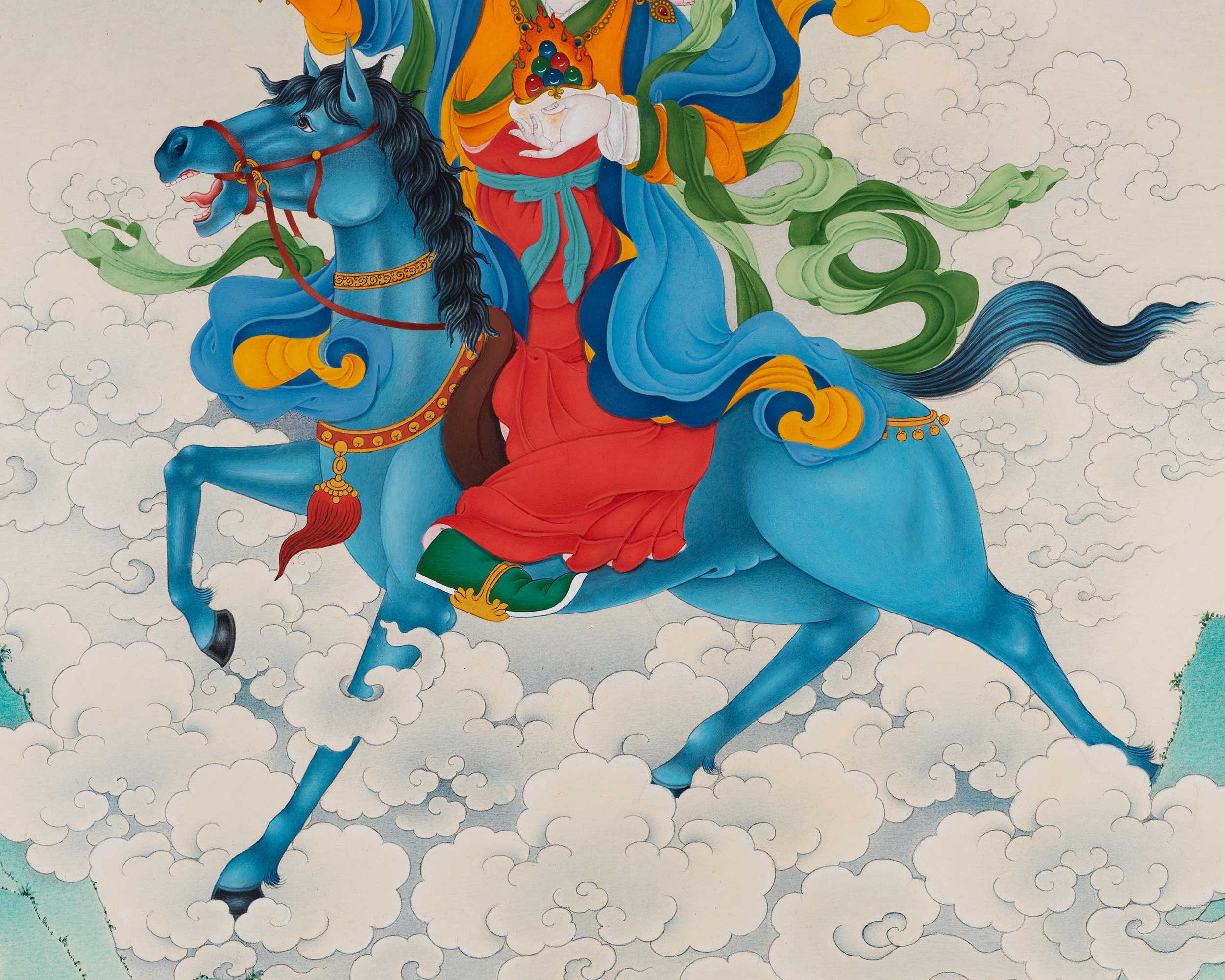 Achi Chokyi Drolma | Dakini Thangka | Tibetan Thangka Prints