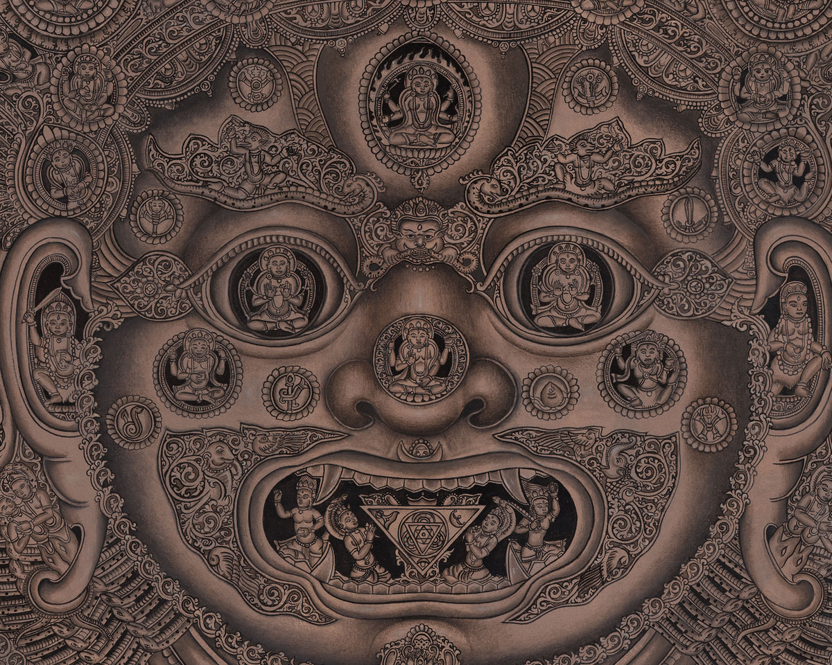 Bhairav Thangka | The Fierce Manifestation of Shiva