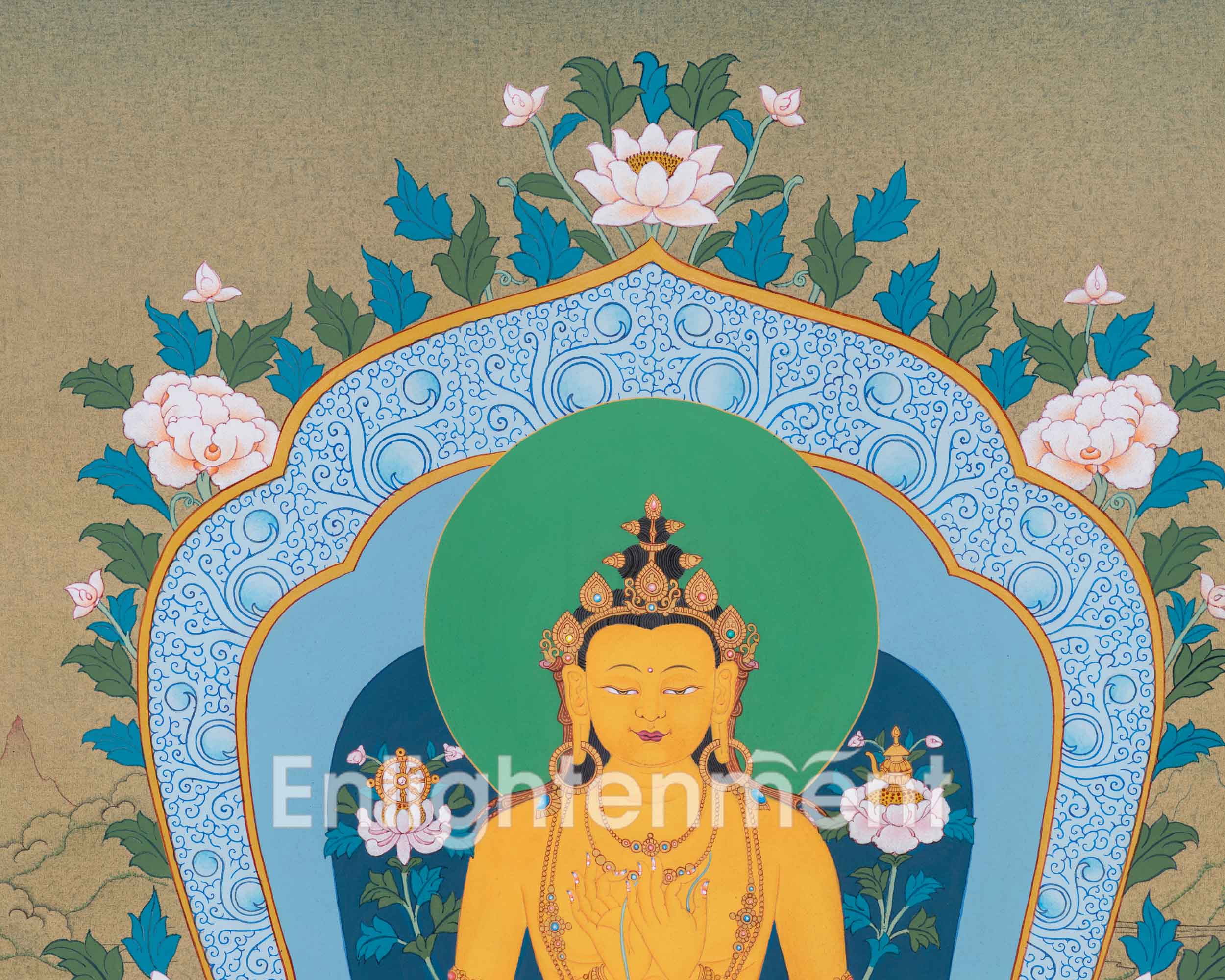 Maitreya Buddha Thangka Art | Guidance Towards Enlightenment and Compassion