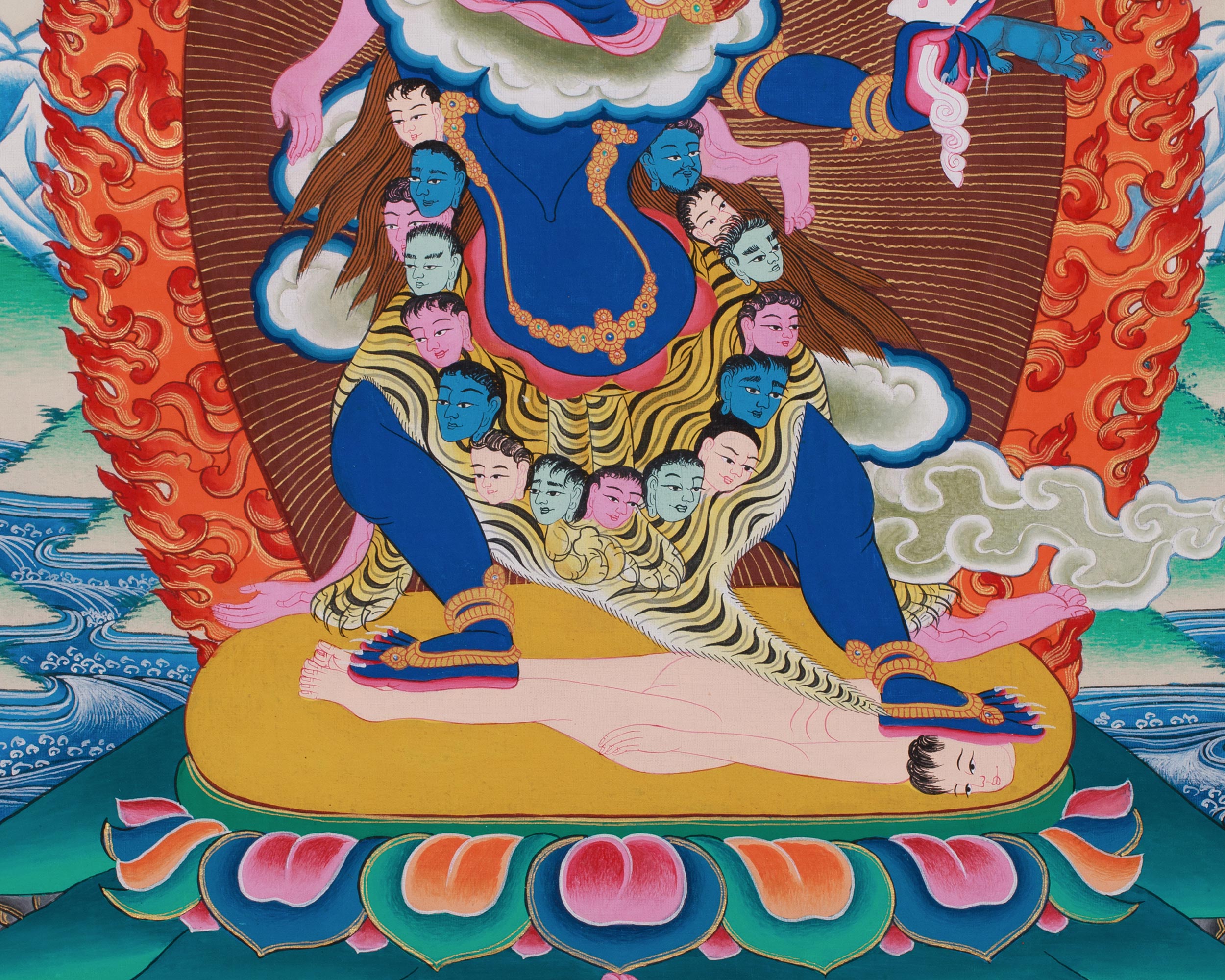 Sacred Ekajati Thangka | The One-Eyed Goddess of Protection and Power