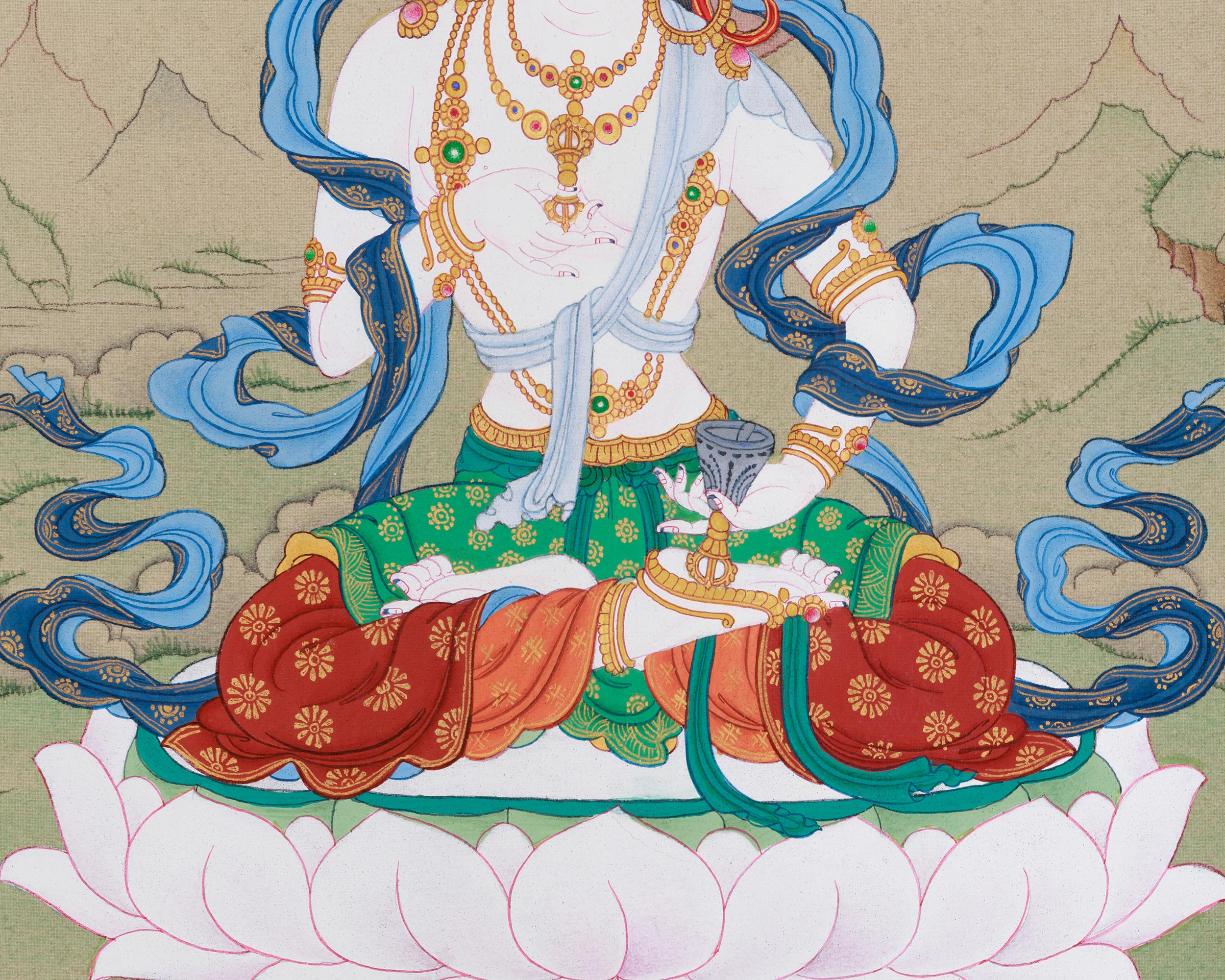 Dorje Sempa Artwork | Vajrasattva, Buddha of Spiritual Cleansing